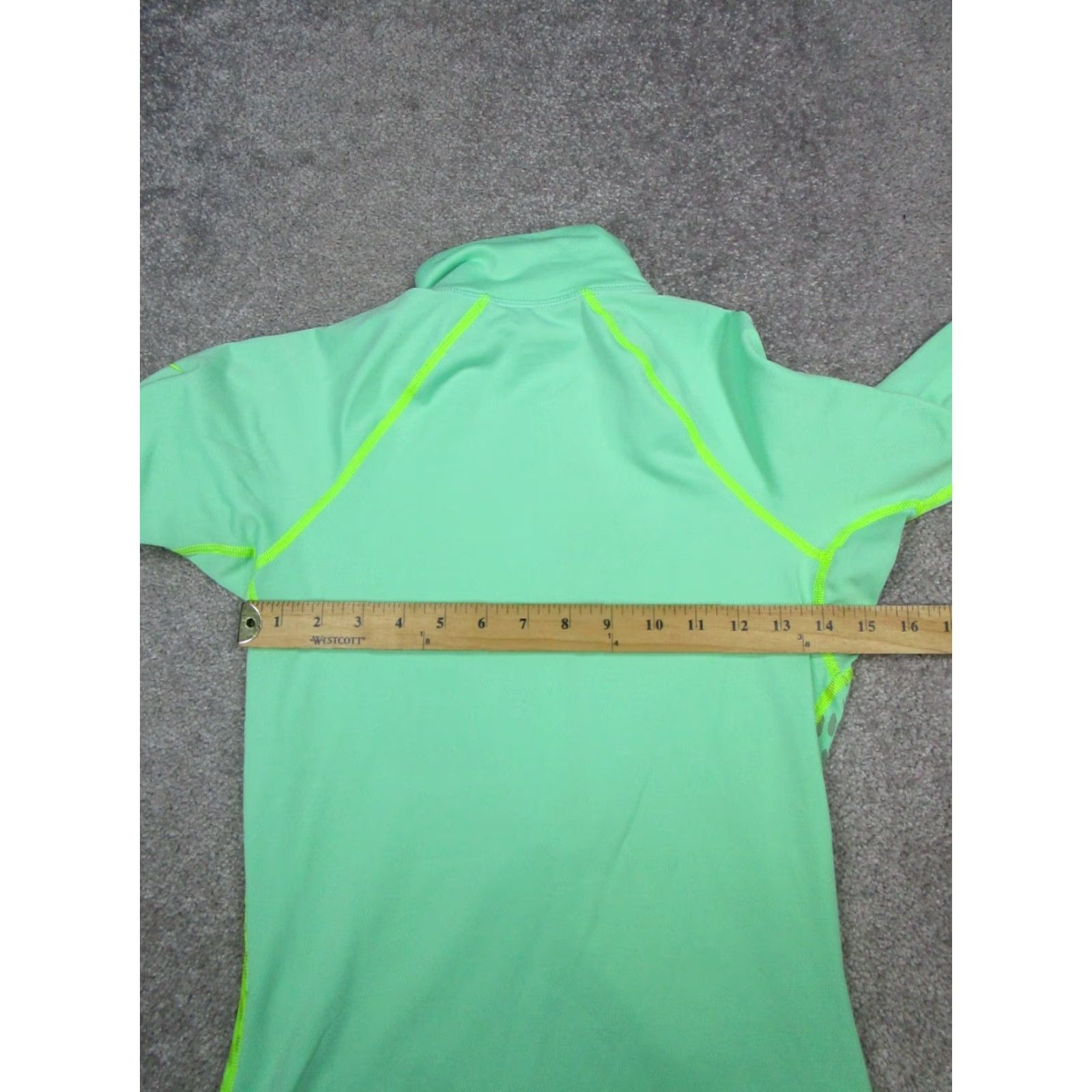 Nike Nike Pro Sweater Womens Small Green Training Half Zip Size S / US 4 / IT 40 - 5 Thumbnail
