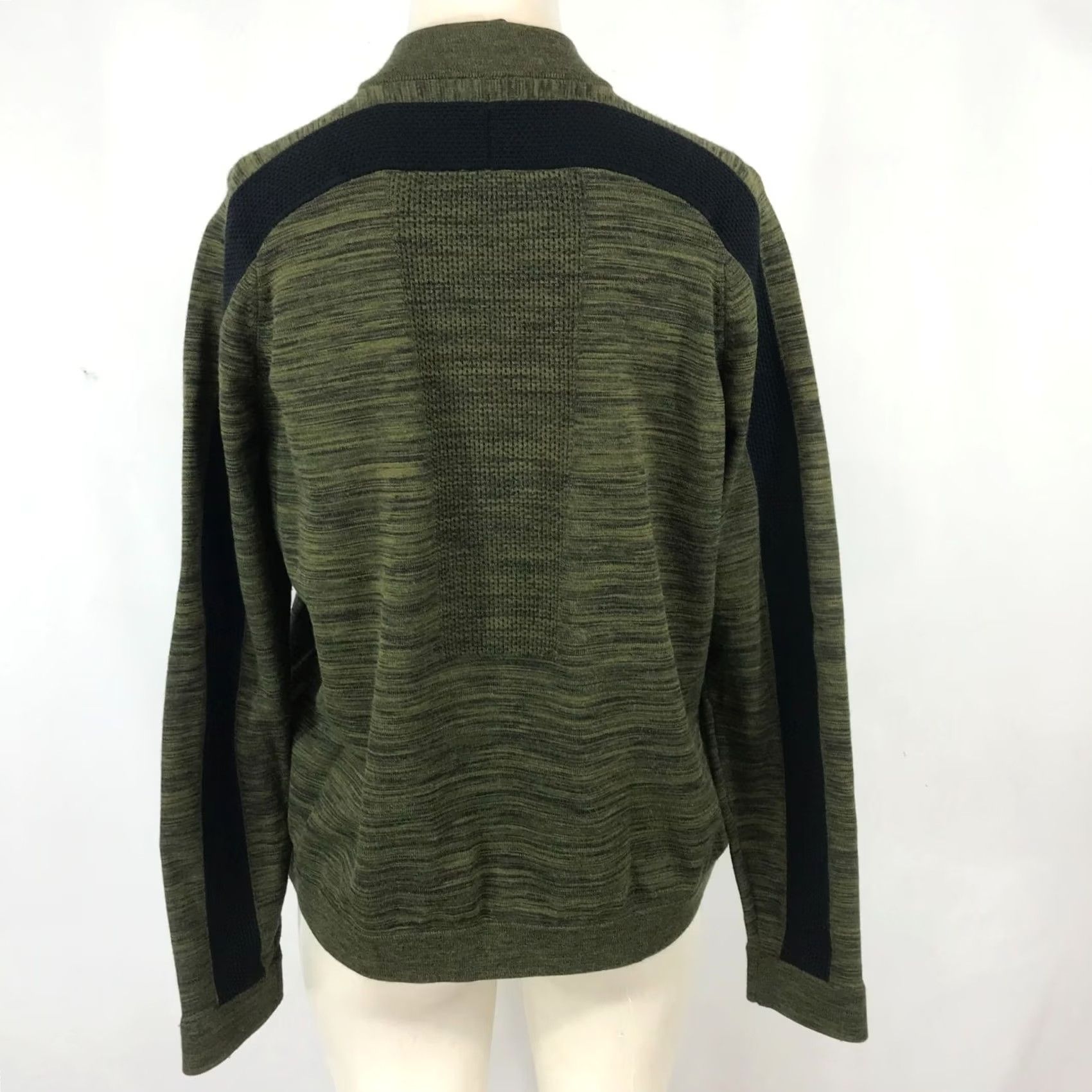 Nike NIKE WOMEN'S M GREEN LONG SLEEVE TECH KNIT BOMER JACKET Size M Size M / US 6-8 / IT 42-44 - 5 Thumbnail