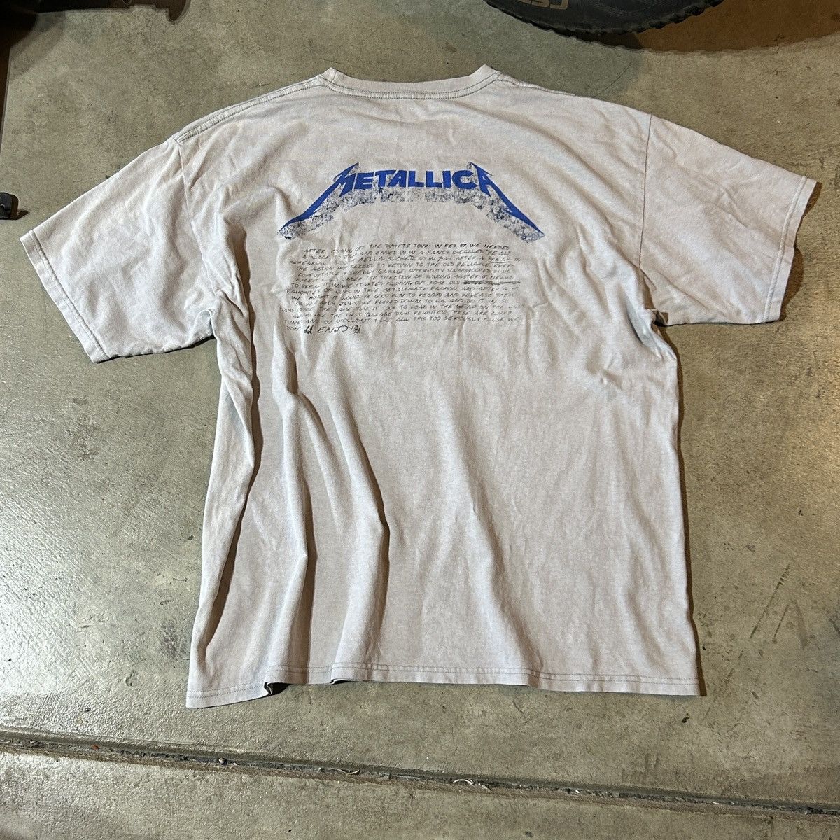 Vintage Vintage Metallica Crash Course in Brain Surgery Tee Pushead Size US XL / EU 56 / 4 - 5 Thumbnail