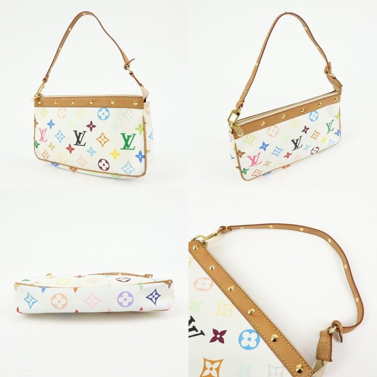 Louis Vuitton Louis Vuitton Monogram Pochette in Multicolor Size ONE SIZE - 3 Thumbnail