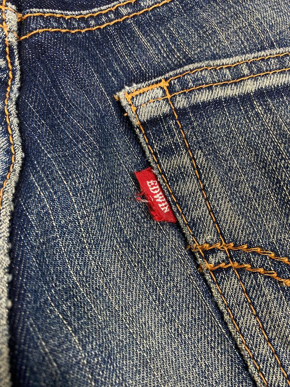 Edwin vintage edwin rusty distressed denim nice design Size US 34 / EU 50 - 4 Thumbnail