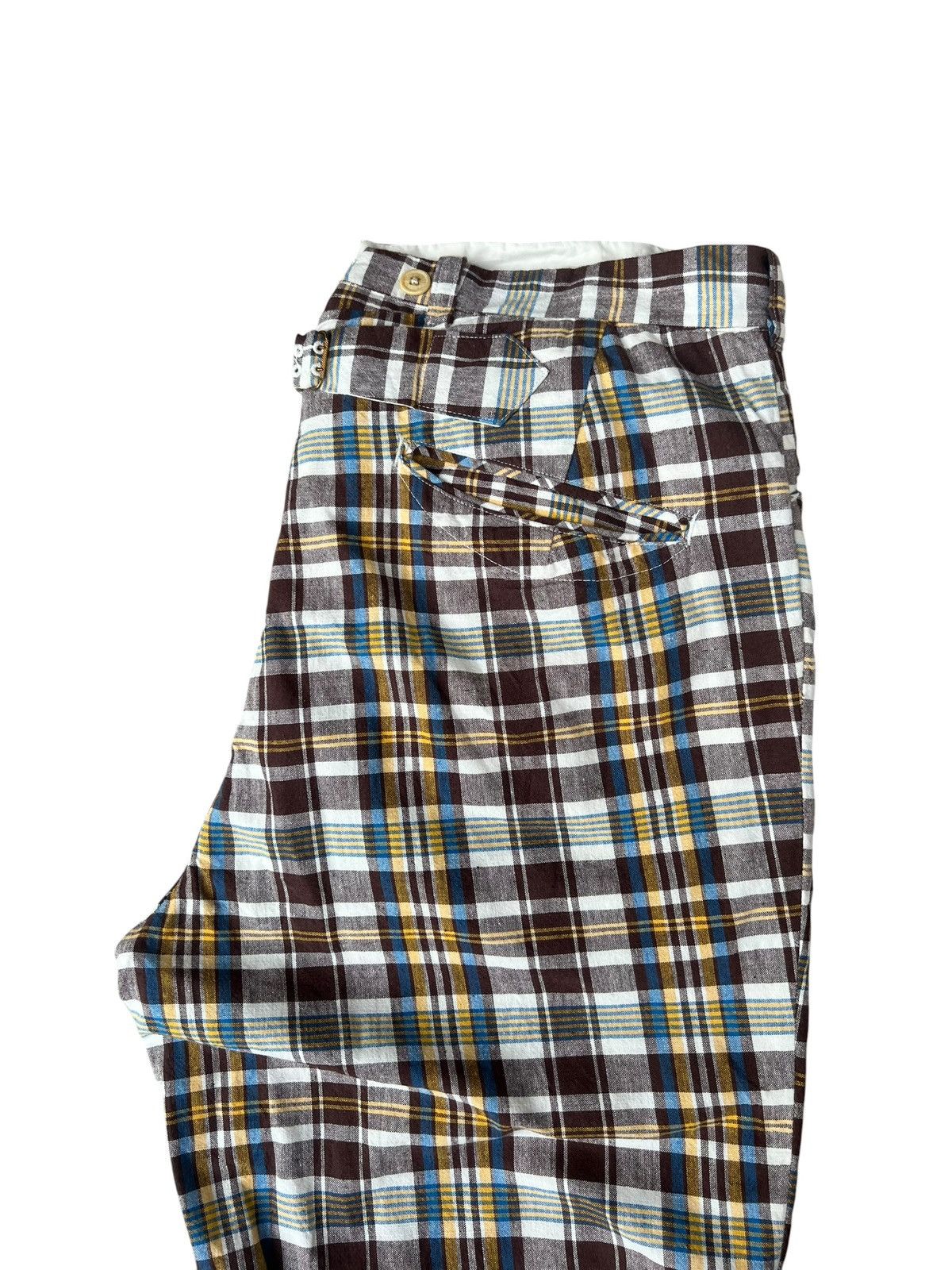 Waste(twice) Waste Twice Japan 100% Linen Checkered Trouser Pant Size US 34 / EU 50 - 18 Thumbnail
