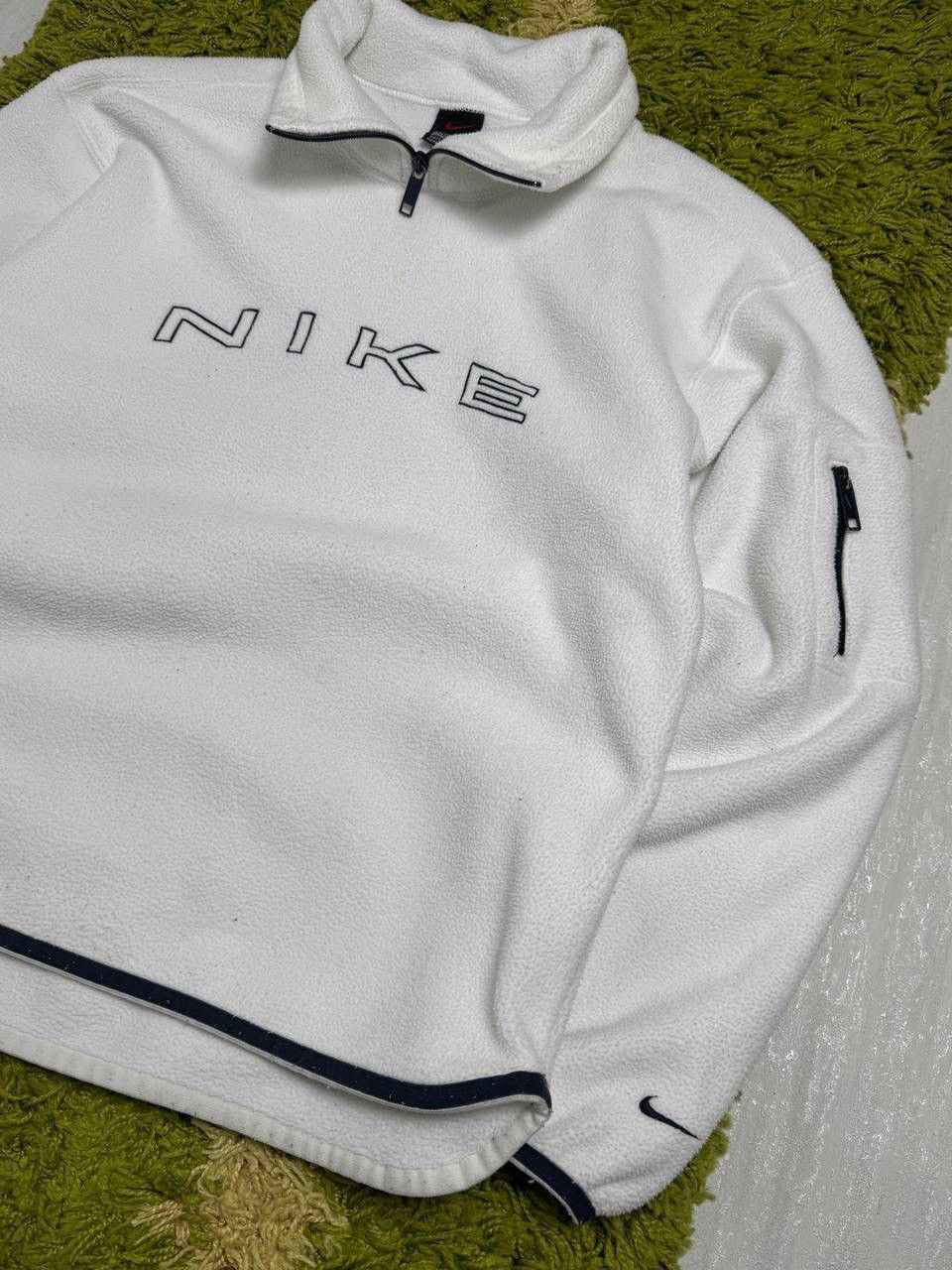 Nike × Vintage Vintage Nike fleece hoodie 90s rare Size US S / EU 44-46 / 1 - 2 Thumbnail