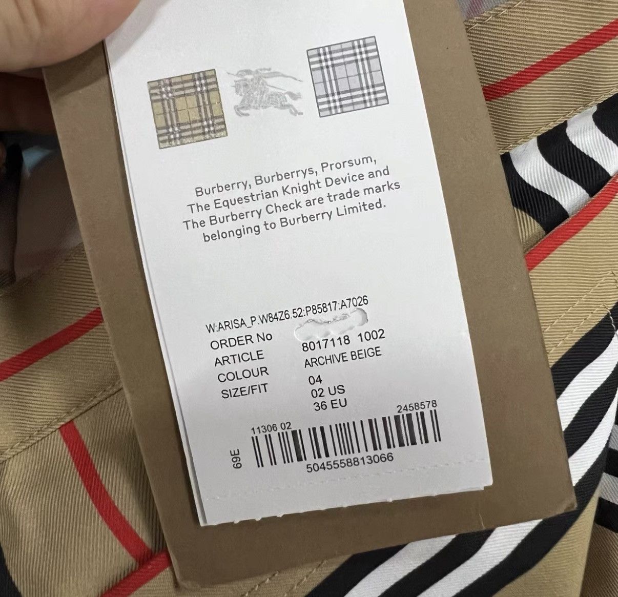 Burberry Burberry Classic Striped A-line Skirt J41 Size 26" / US 2 / IT 38 - 4 Thumbnail