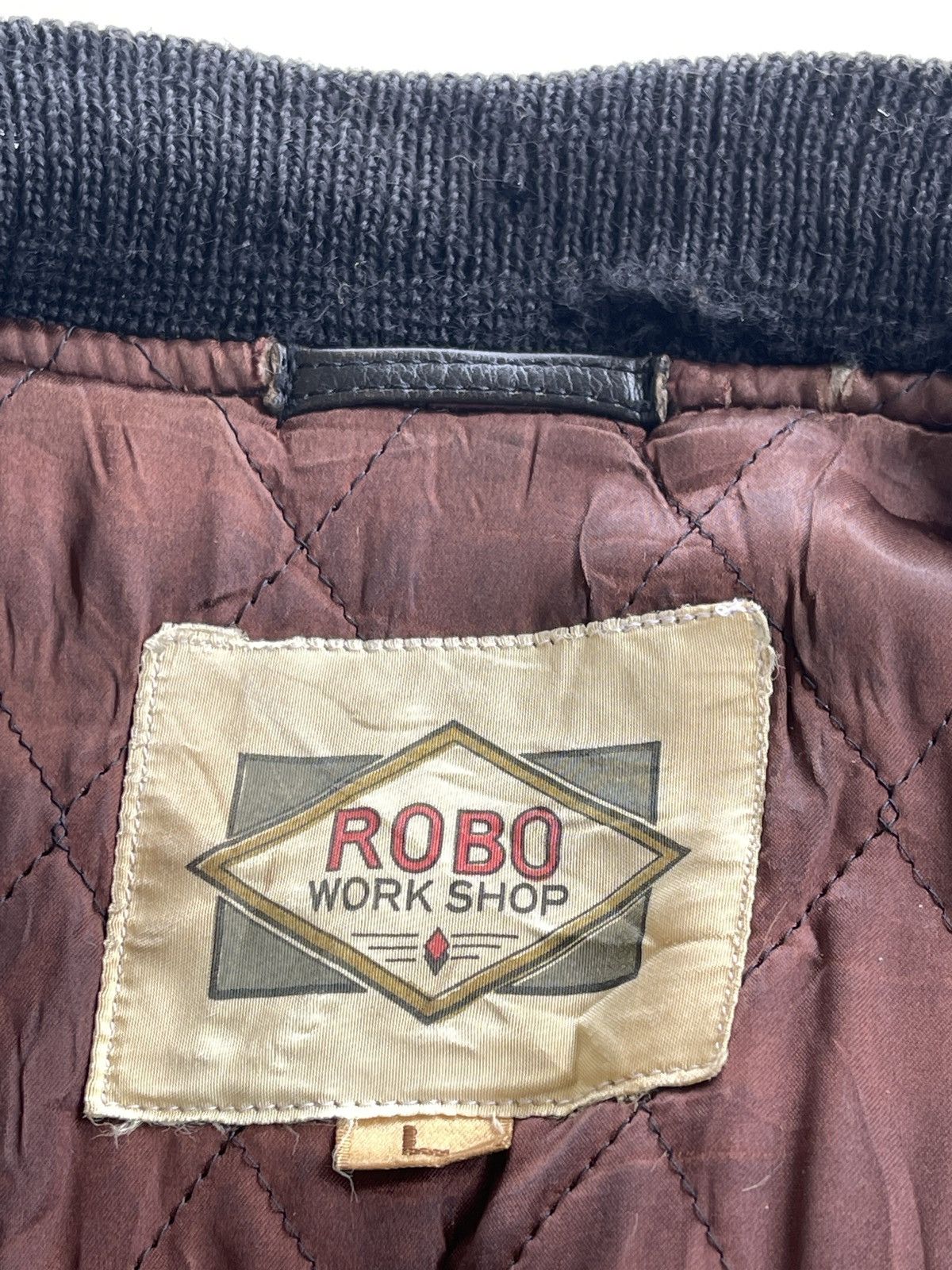 Vintage Vintage Robo Workshop Varsity Jacket Size US L / EU 52-54 / 3 - 12 Thumbnail