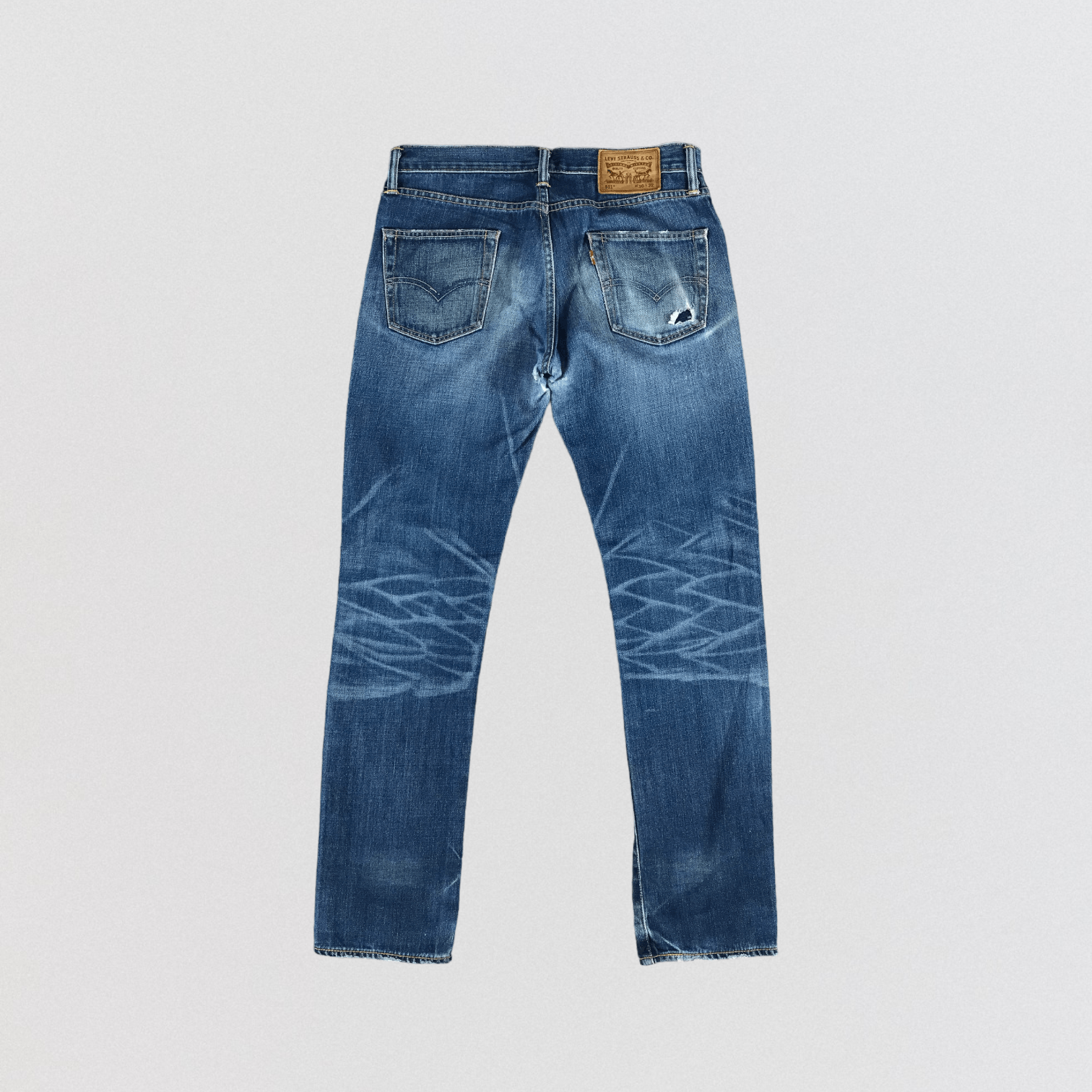 Levi's × Vintage Vintage Blue Wash Levis 511 Jeans-JM2702 Size US 33 - 2 Thumbnail