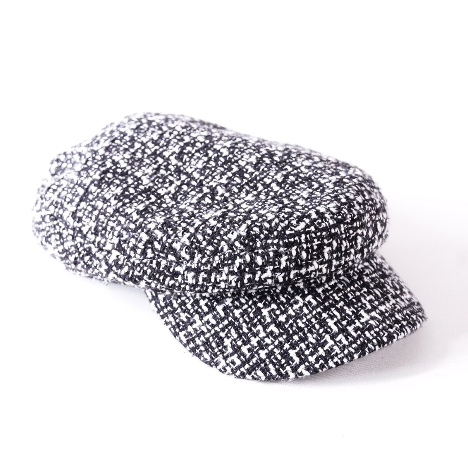 Other Mixit Knitted Crosshatch Checker Breton Hat Golf Cap Beret Size ONE SIZE - 1 Thumbnail