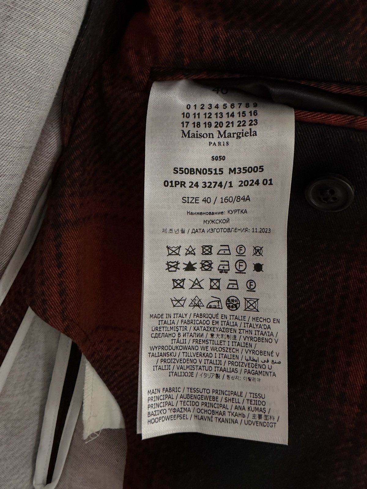 Maison Margiela × Pendleton Maison Margiela Pendleton checked blazer Size US L / EU 52-54 / 3 - 8 Thumbnail