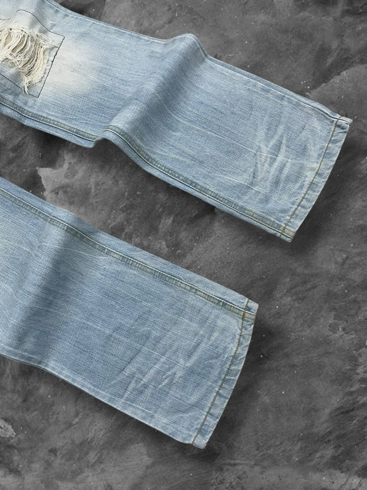 Hysteric Glamour Vintage 1999s Rare Style Designer Buzzspunky Artwork Denim Size US 30 / EU 46 - 5 Thumbnail