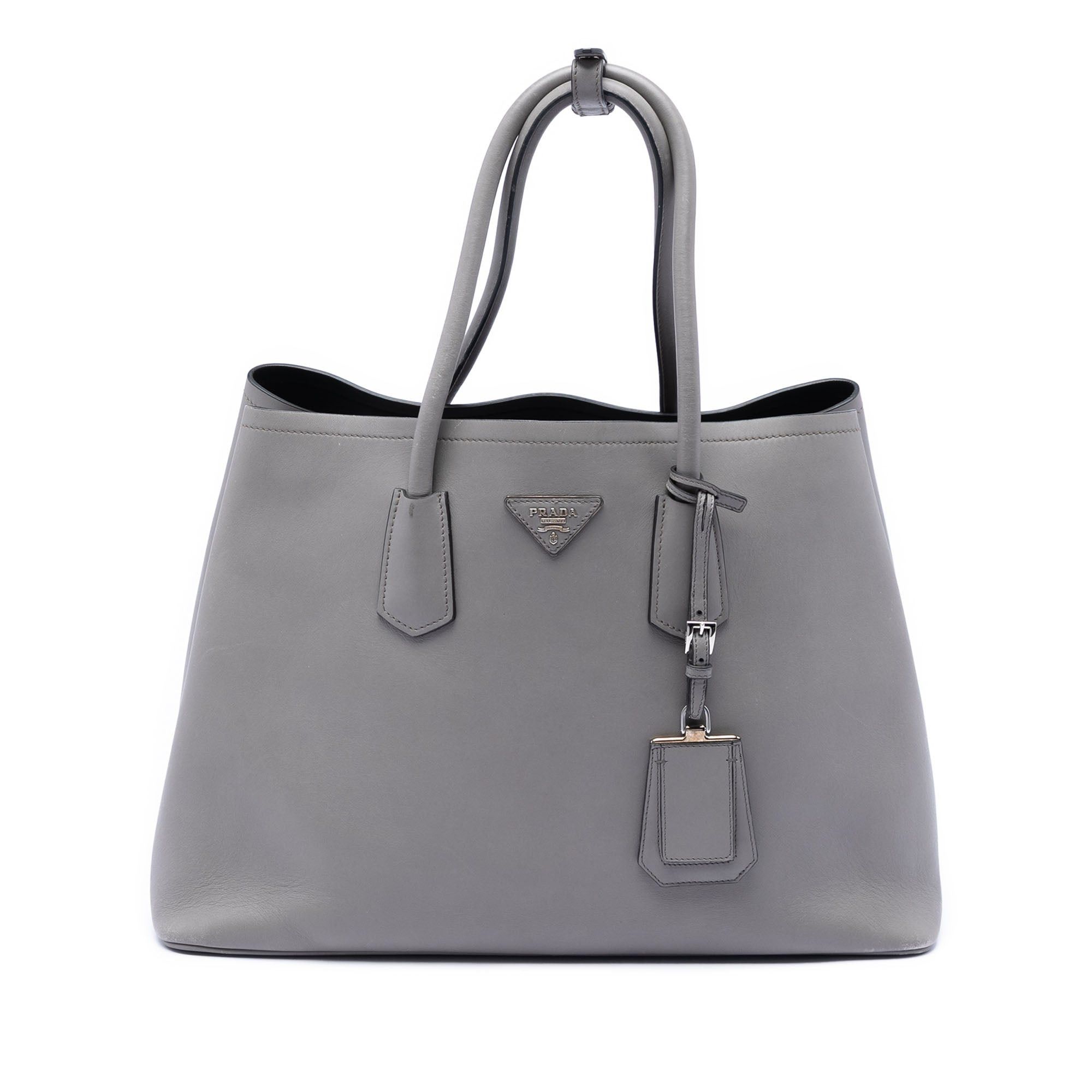 Prada Large City Calf Double Satchel Size ONE SIZE - 1 Thumbnail
