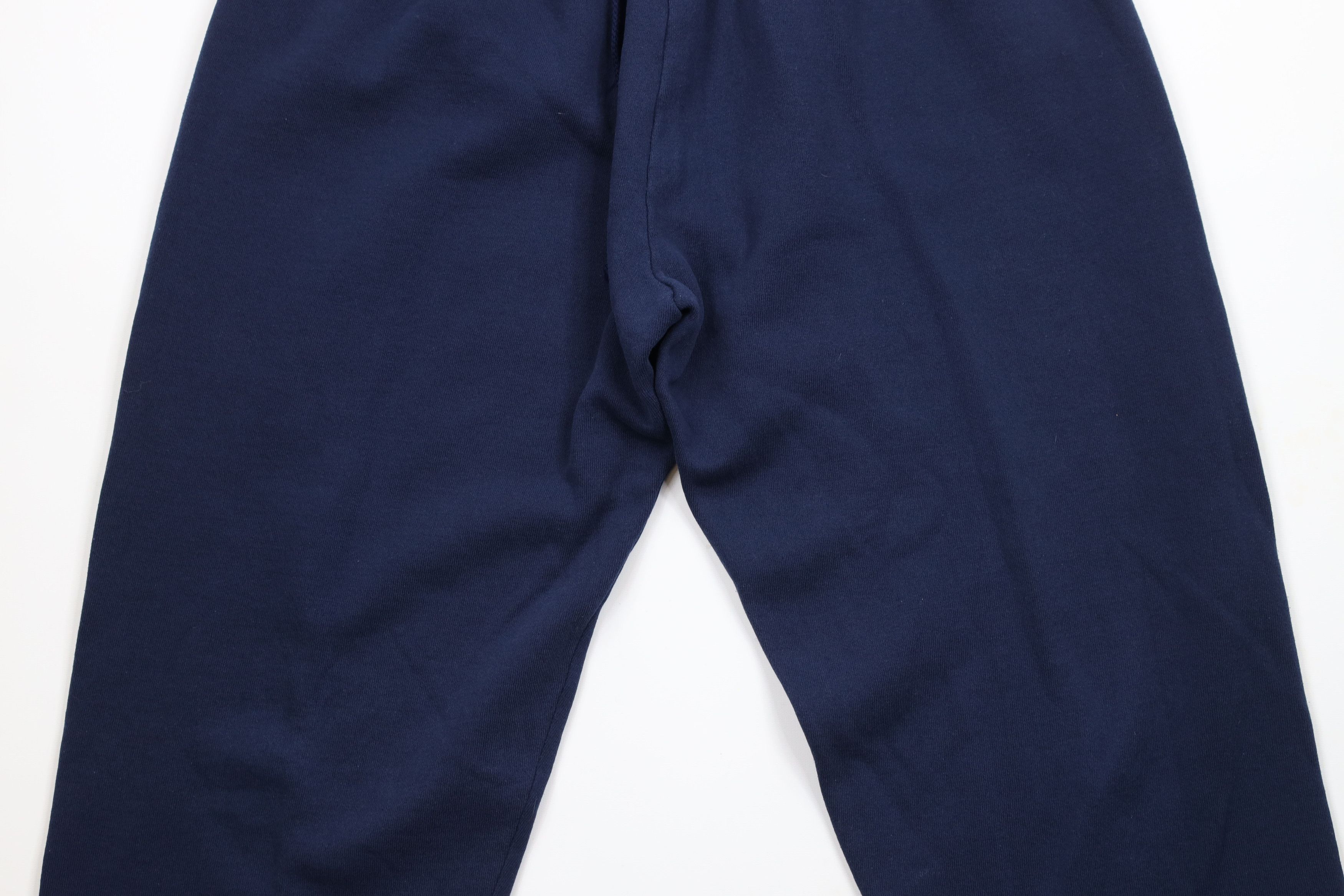 Vintage Vintage 90s Streetwear Cuffed Sweatpants Joggers Blue USA Size US 38 / EU 54 - 3 Thumbnail