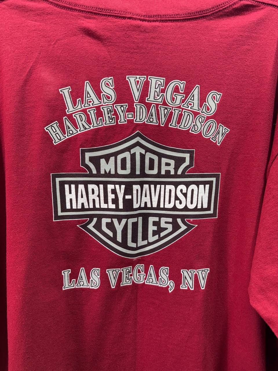 Vintage Vintage 2000 Harley Davidson Las Vegas Long Sleeve T-Shirt Size US XL / EU 56 / 4 - 13 Thumbnail