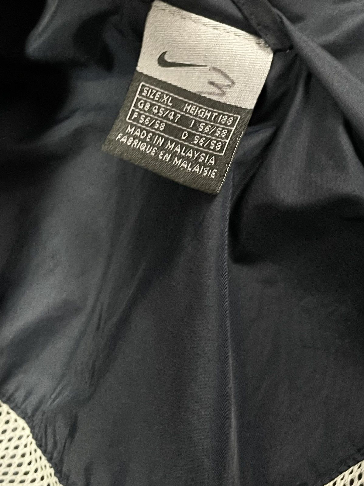 Nike NIKE 🥶 00s vintage nylon blue hooded light jacket Size US XL / EU 56 / 4 - 13 Thumbnail