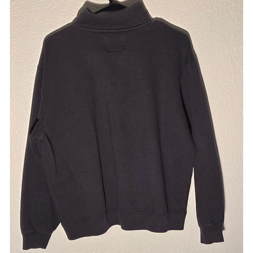 Hollister Hollister Dark Grey Quarter-Zip Pullover - Men's Size L Size US L / EU 52-54 / 3 - 4 Thumbnail