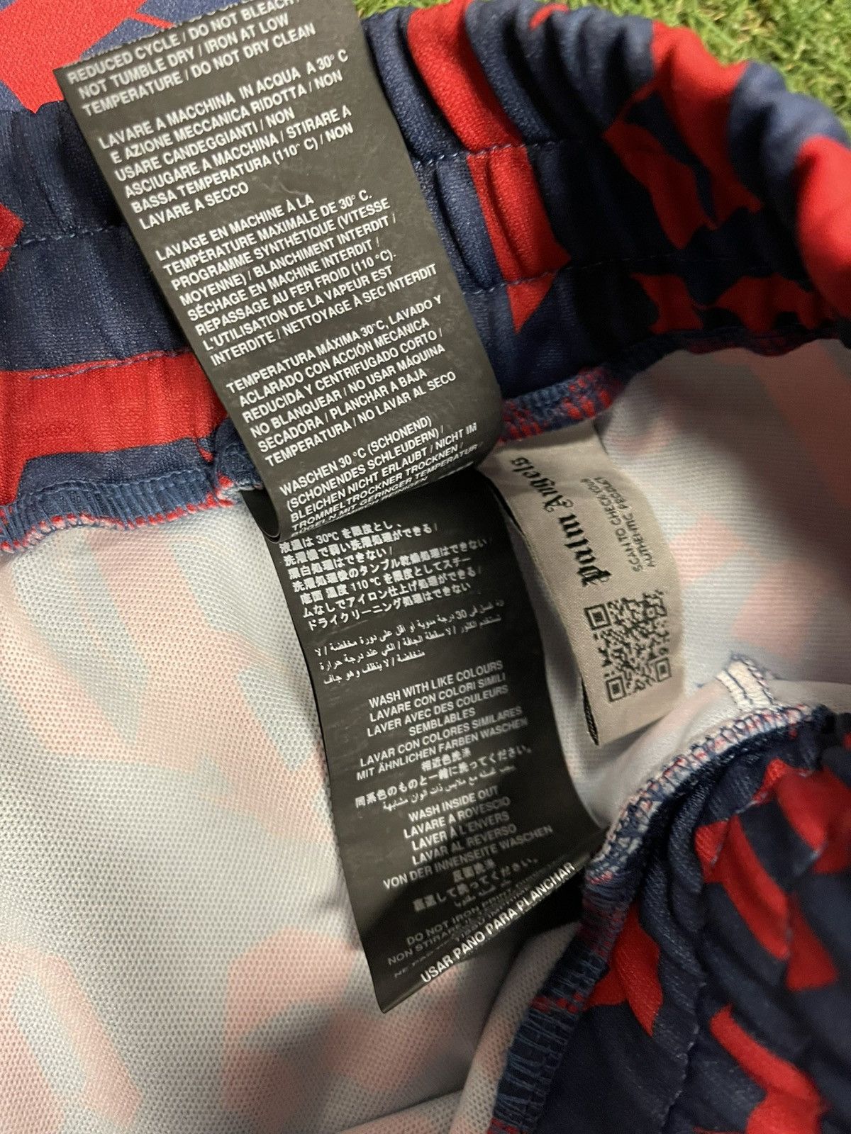 Palm Angels Size XXL - Palm Angels Monogram Sweatpants Red/Blue Size US 38 / EU 54 - 14 Thumbnail