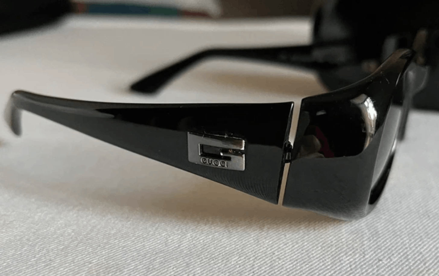 Gucci GUCCI Sunglasses GG2432 Shield Rimless 90s Wrap 1190 Vintage Size ONE SIZE - 3 Thumbnail