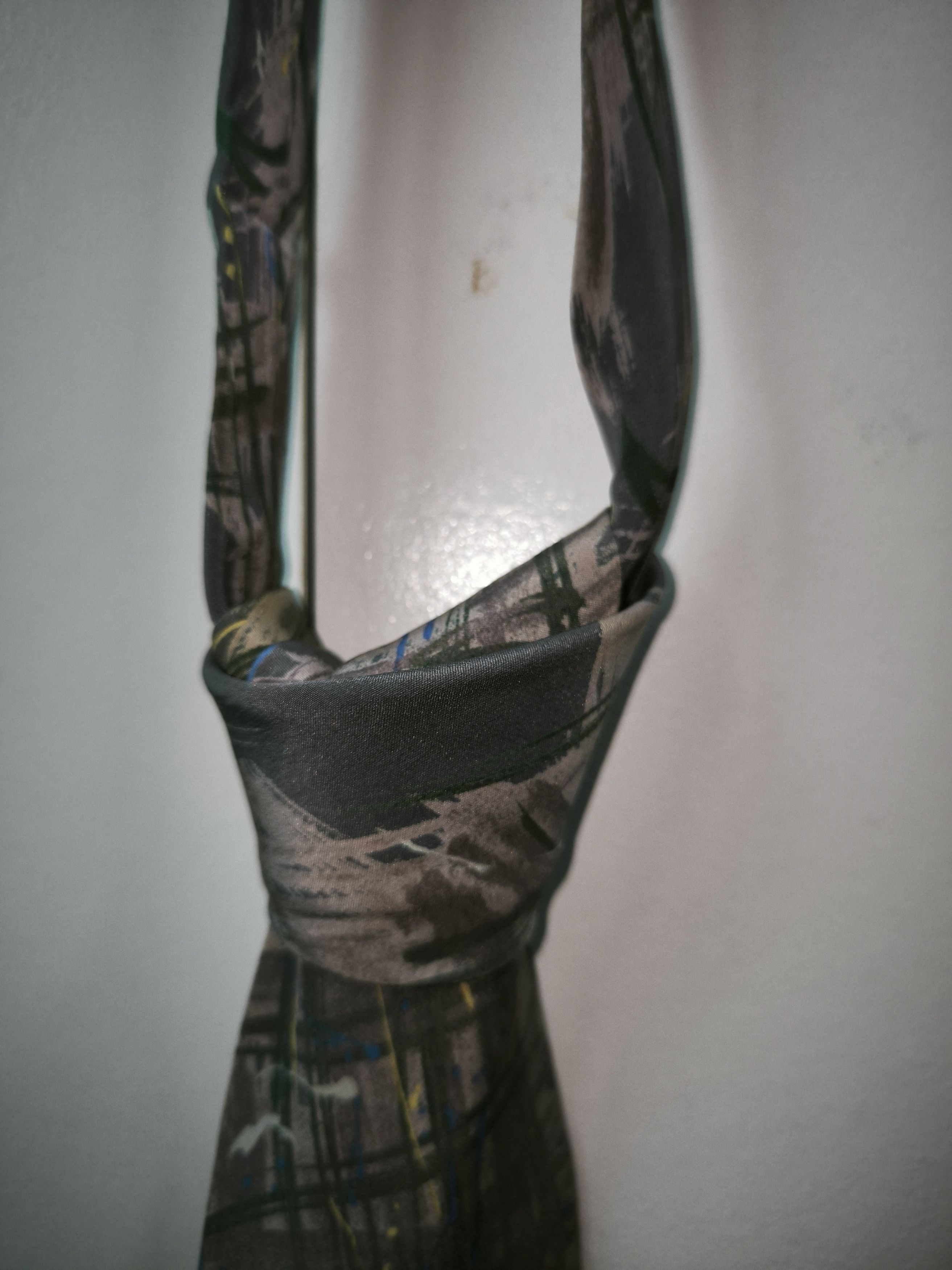 Designer × Issey Miyake × Japanese Brand IM Product Miyake Design Studio Splash Painter Design Tie Size ONE SIZE - 9 Thumbnail