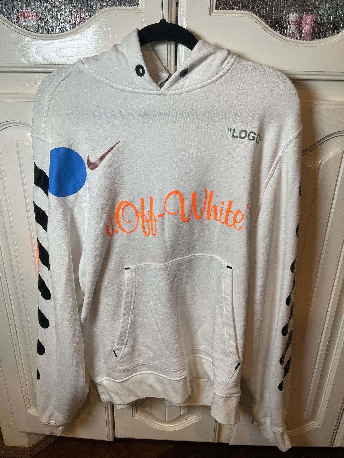 Nike 2018 Off-White X Nike hoodie White Size Large Size US L / EU 52-54 / 3 - 1 Preview