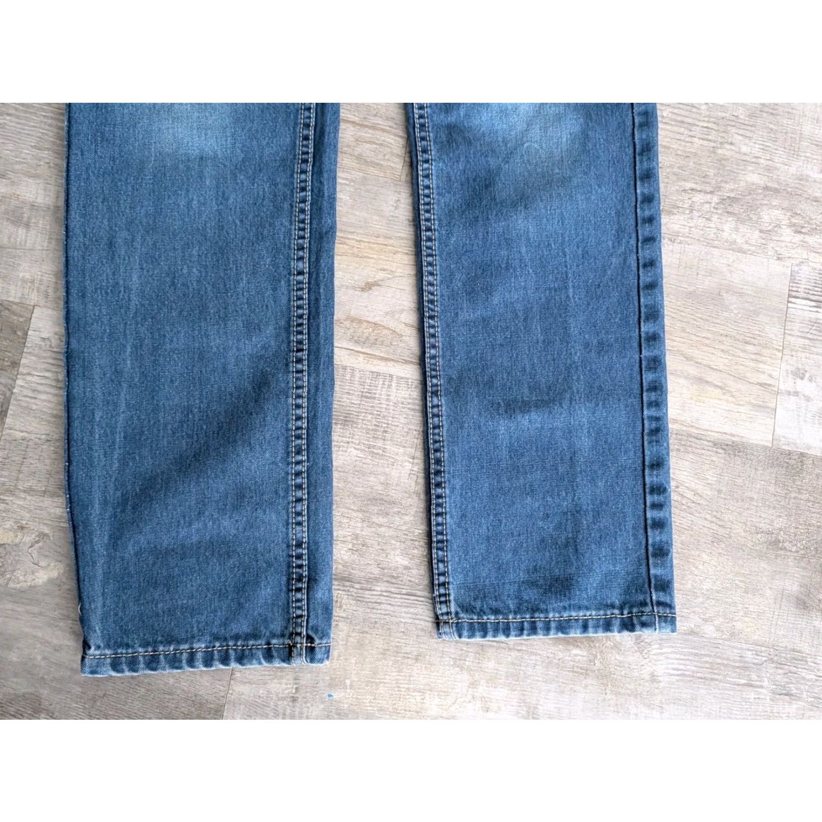 Diesel VINTAGE Diesel Women's Jeans 29 Italy Distressed Whiskered Faded 5-Pocket Denim Blue Adjustable Logo Retro 90s City Y2K Jeans Womens Size 29" - 2 Thumbnail