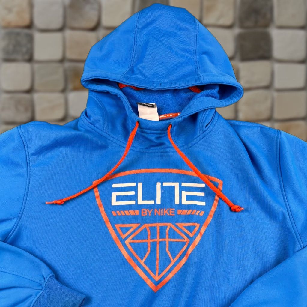 Nike Nike Therma Fit Elite Hoodie Mens M Blue Pullover Sweatshirt Basketball Size US M / EU 48-50 / 2 - 1 Thumbnail
