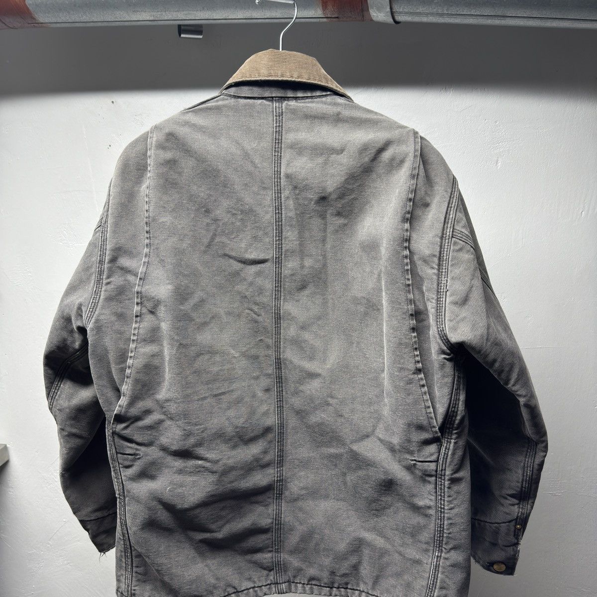 Carhartt 90s Carhartt Faded Distressed Chore Coat ERD Grunge Size US M / EU 48-50 / 2 - 7 Thumbnail