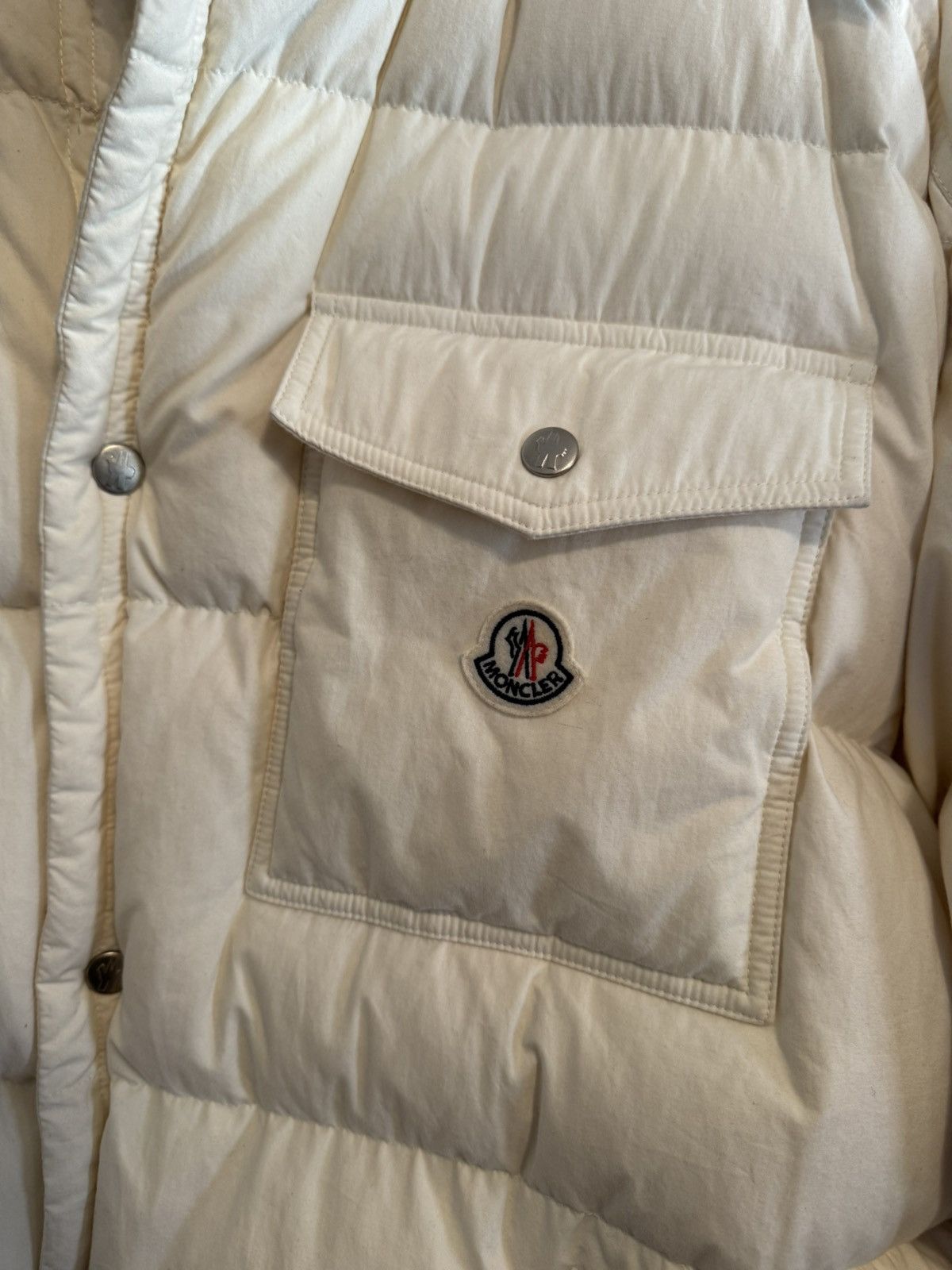 Moncler Moncler Men's Karakorum Down Jacket Cream Size 6 Size US XXL / EU 58 / 5 - 4 Thumbnail