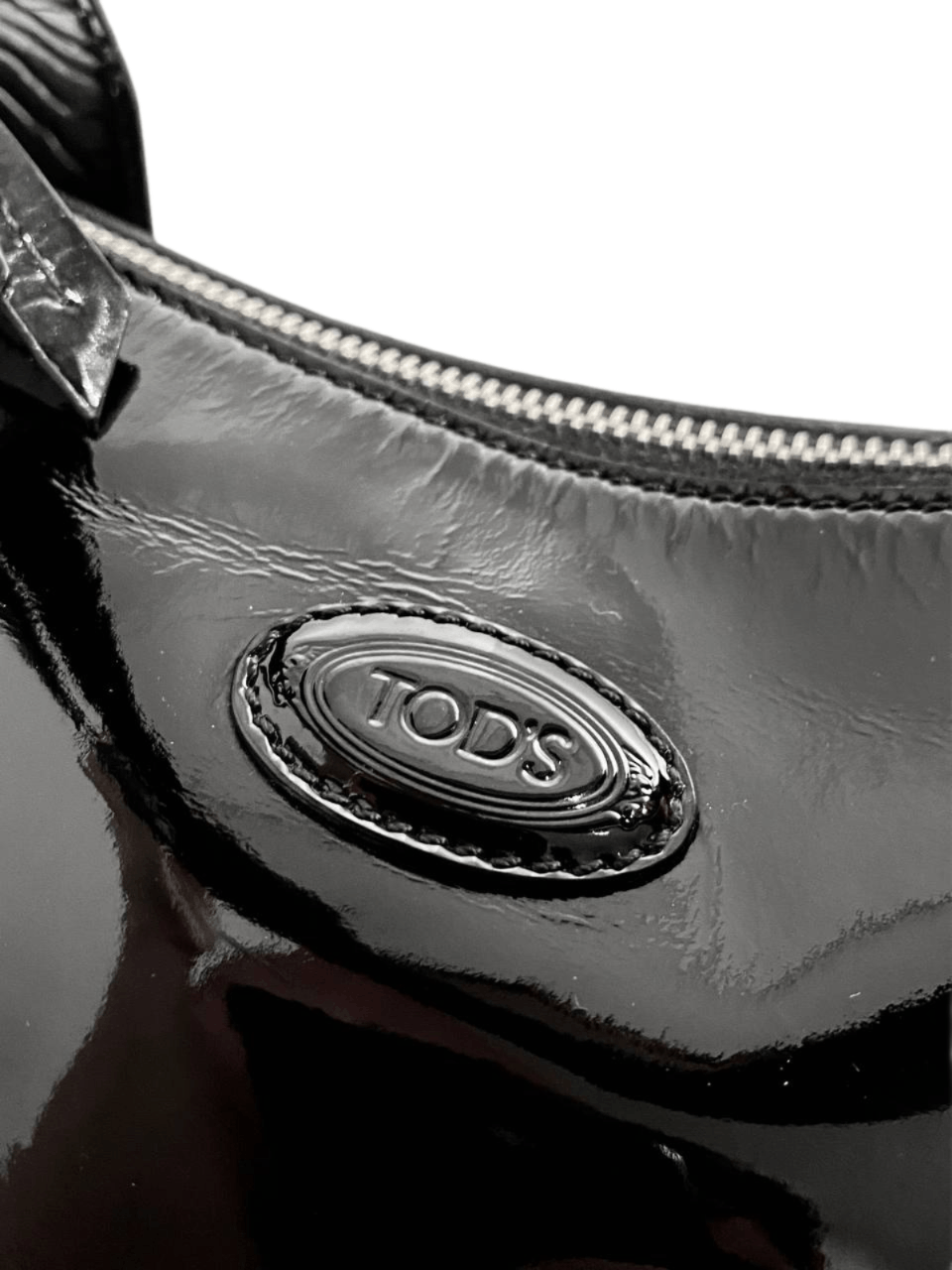 Tod's TOD'S Tods Logo Baguette Black Leather Shoulder Hand Bag Size ONE SIZE - 5 Thumbnail