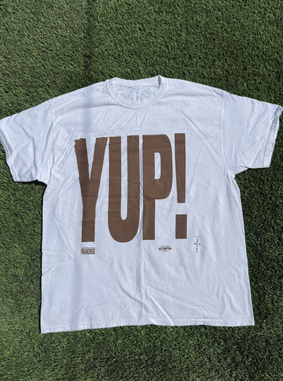 Travis Scott Travis Scott Franchise YUP! T-shirt Size US XL / EU 56 / 4 - 1 Thumbnail