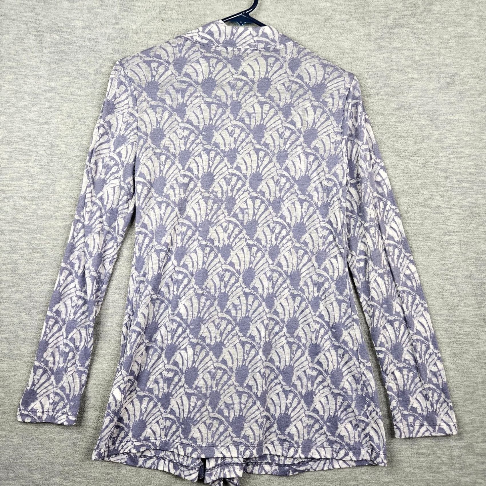 Vintage Nie + Zoe Top Floral Printed Long Sleeve Open Front Light-weigh Size S Size S / US 4 / IT 40 - 2 Thumbnail