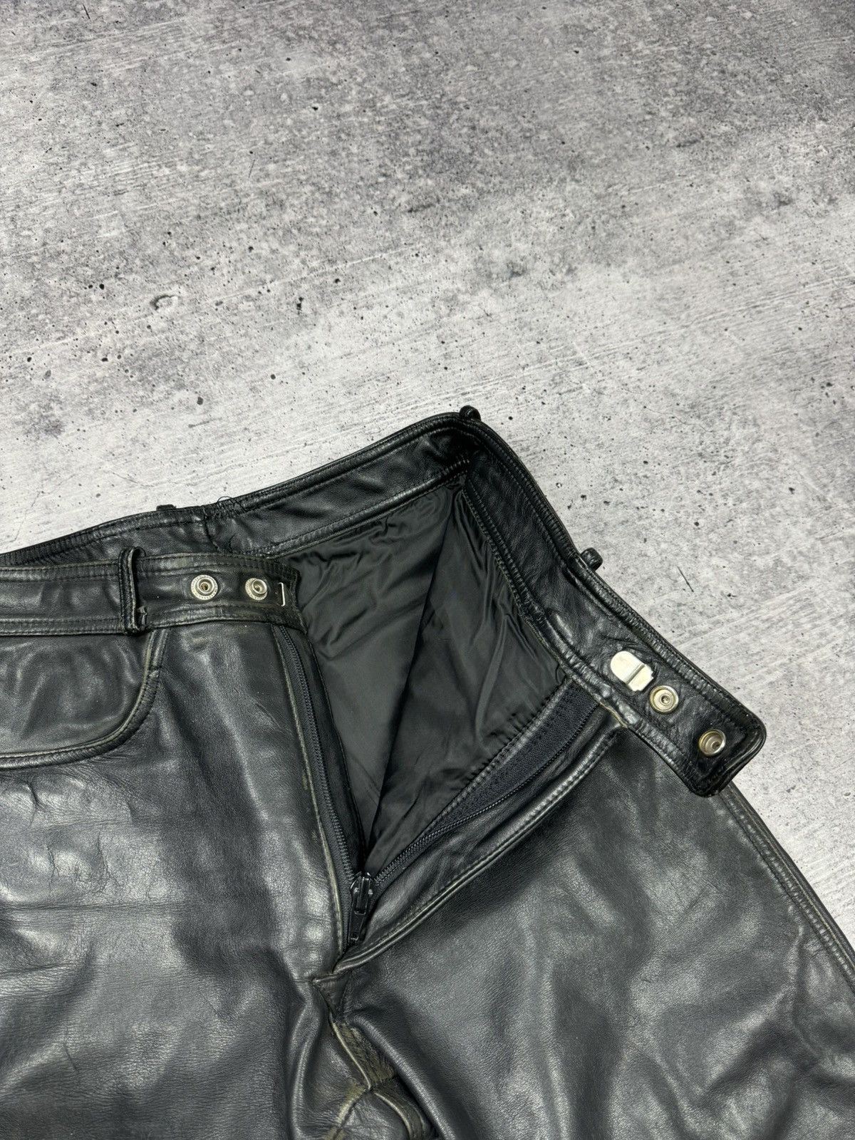 Genuine Leather × Vintage Vintage 90’s Y2K Style Casual Cowboy Genuine Leather Pants Size US 30 / EU 46 - 13 Thumbnail