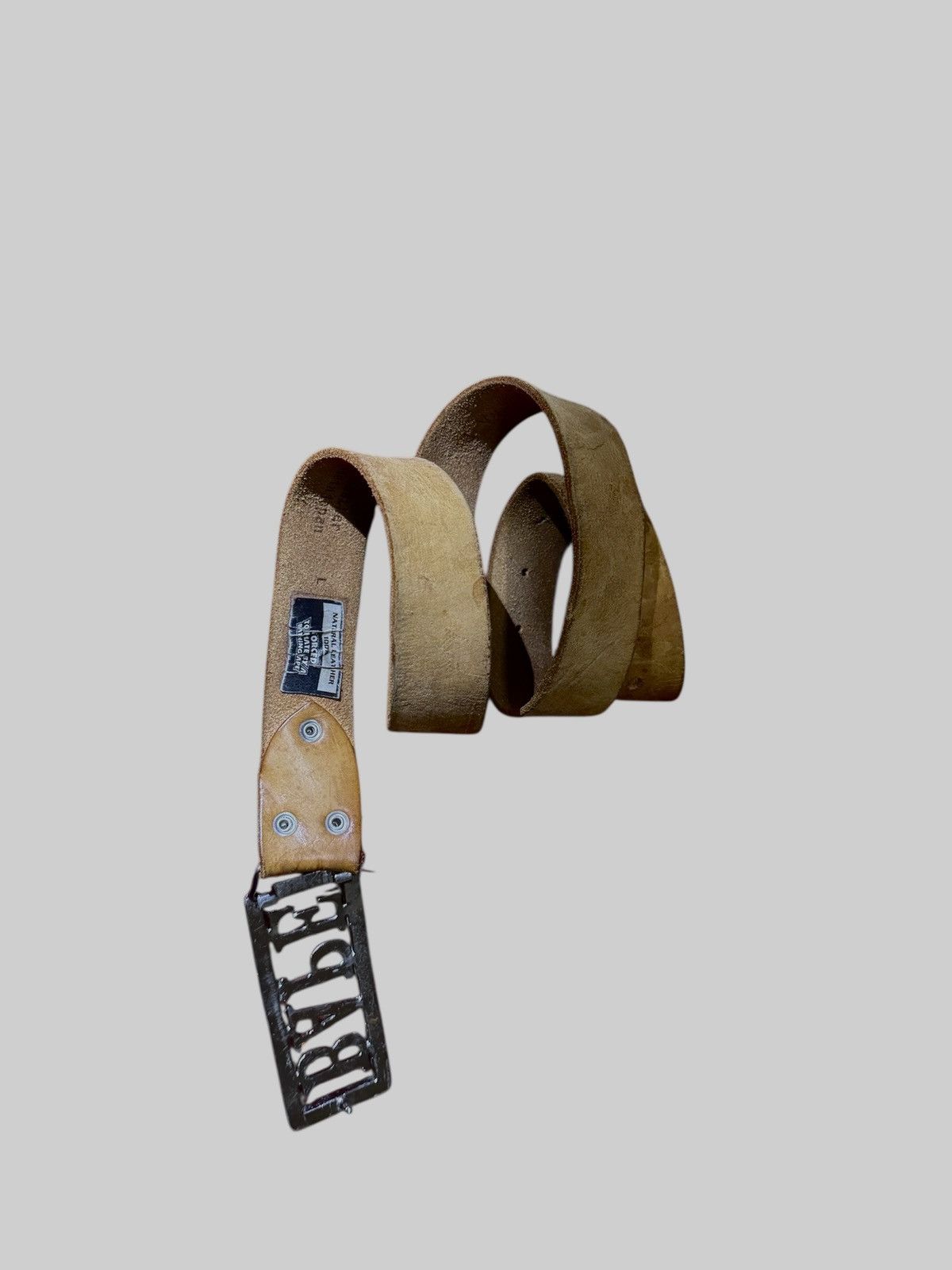 Bape A Bathing Ape x BAPE Leather Belt Made In Japan Size ONE SIZE - 5 Thumbnail