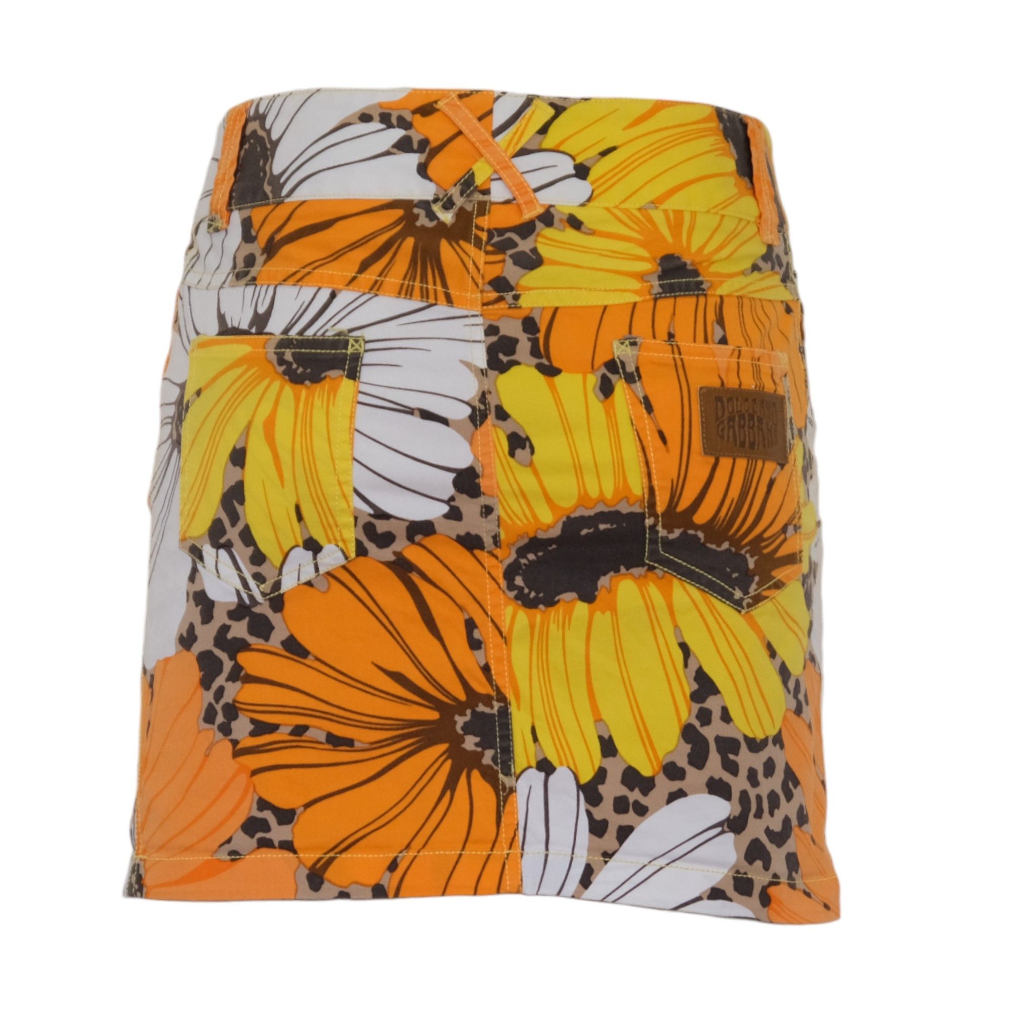 Dolce & Gabbana SS2004 Floral Hippie Mini Skirt Size 27" / US 4 / IT 40 - 2 Thumbnail