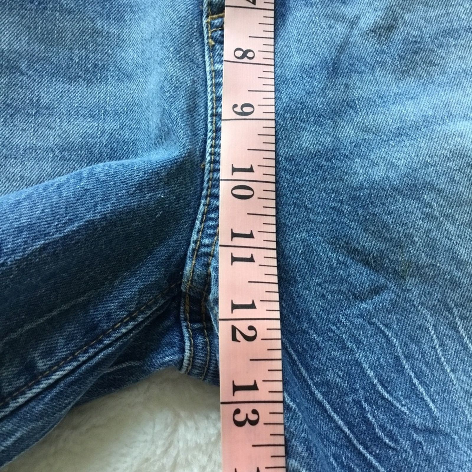 Loft Loft Blue High Waist Straight Crop Jeans Size 30" / US 8 / IT 44 - 15 Thumbnail