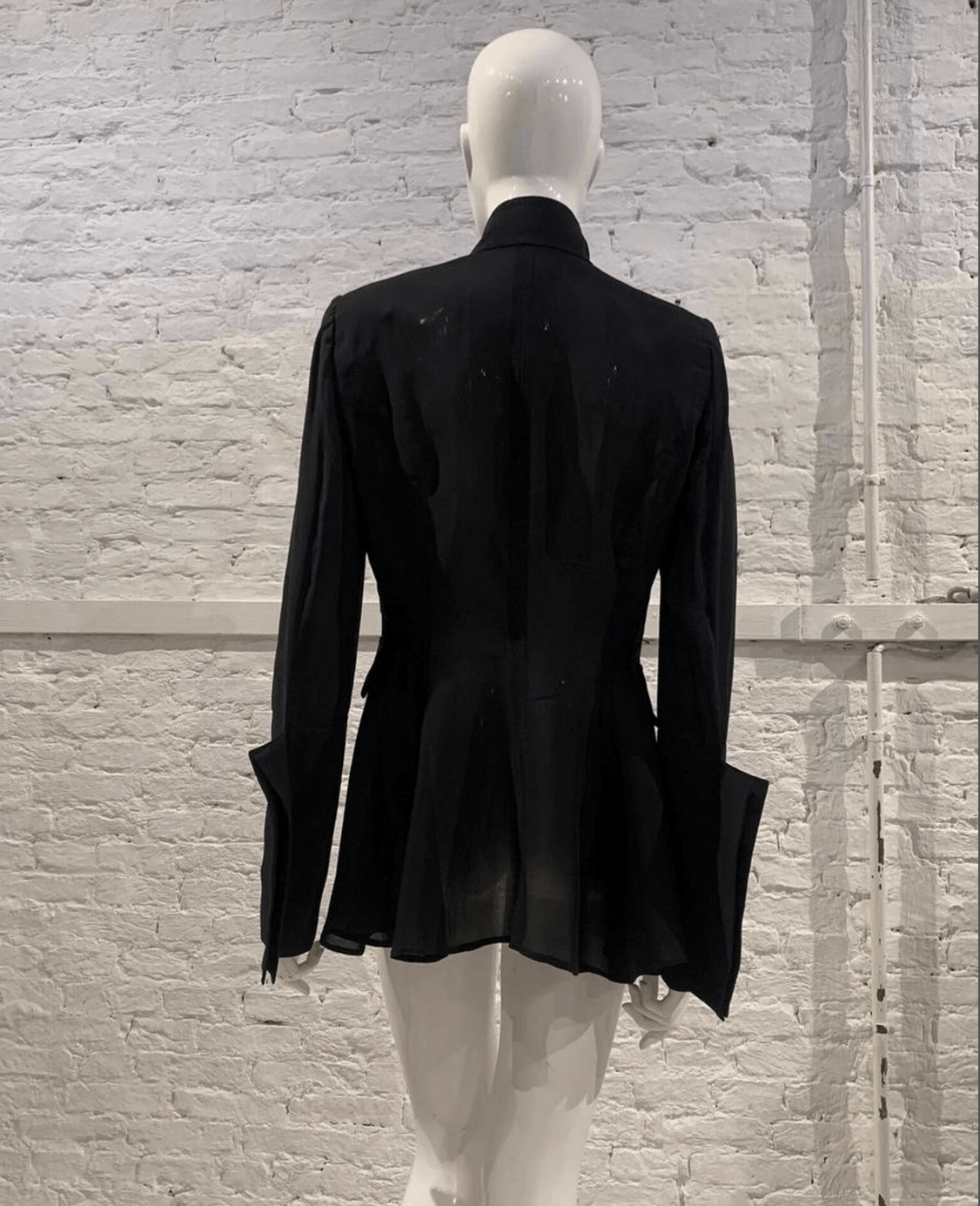 Balenciaga Balenciaga by Nicolas Ghesquière, S/S 2005 black jacket Size XS / US 0-2 / IT 36-38 - 6 Thumbnail