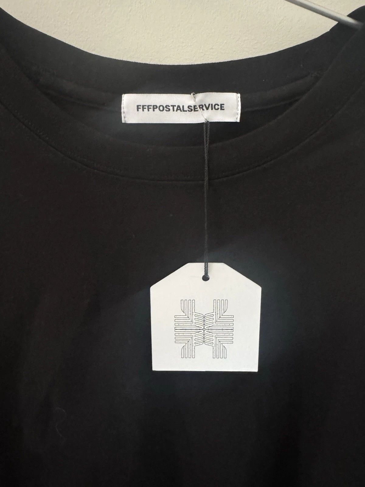 FFFPOSTALSERVICE FFFPOSTALSERVICE Waffle Knit Colorblock Black Gray LS Shirt Size US S / EU 44-46 / 1 - 4 Thumbnail