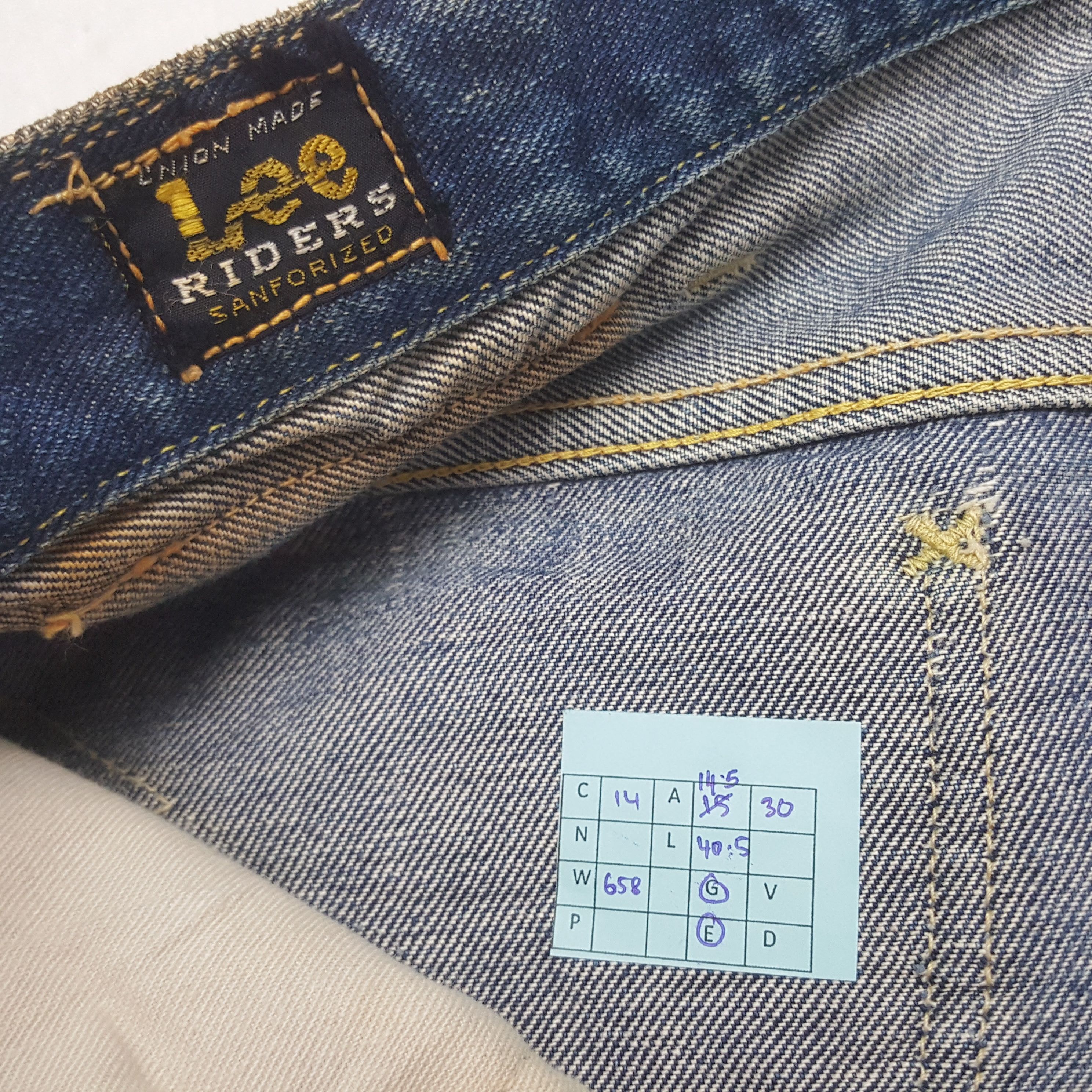 Lee Vintage Lee Riders Denim Jeans Size US 29 - 13 Thumbnail