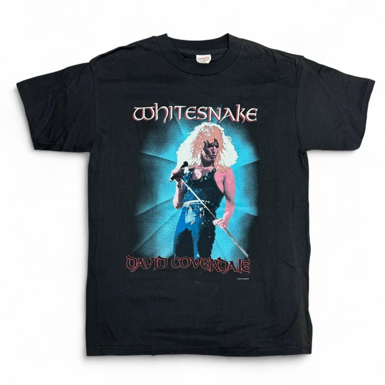 Other VTG 1987 Whitesnake David Coverdale black t-shirt Size XL Size US XL / EU 56 / 4 - 1 Thumbnail