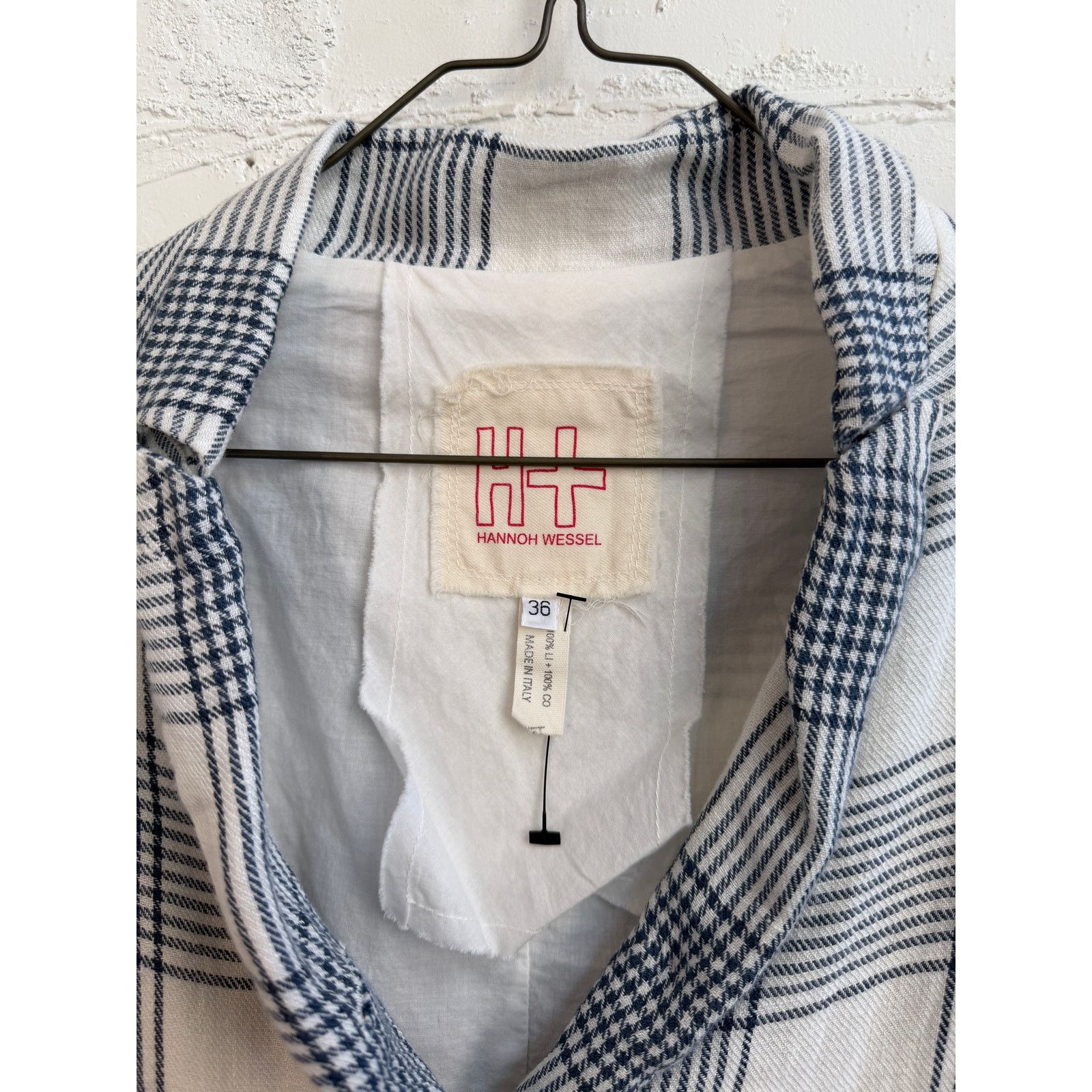 Vintage Hannoh Wessel Linen Velina Jacket Size XS / US 0-2 / IT 36-38 - 3 Thumbnail