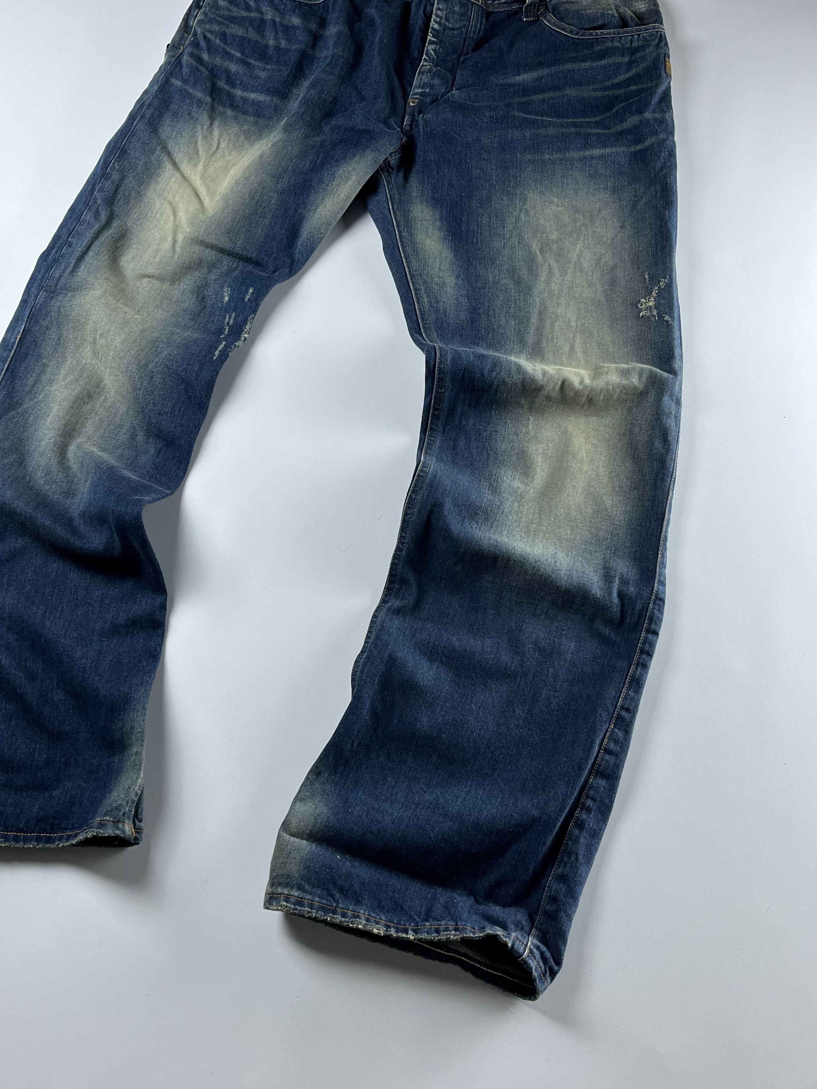 G-Star × Japanese Brand × Vintage WASHED G-STAR 90s Faded Baggy Jean Size US 34 / EU 50 - 2 Thumbnail