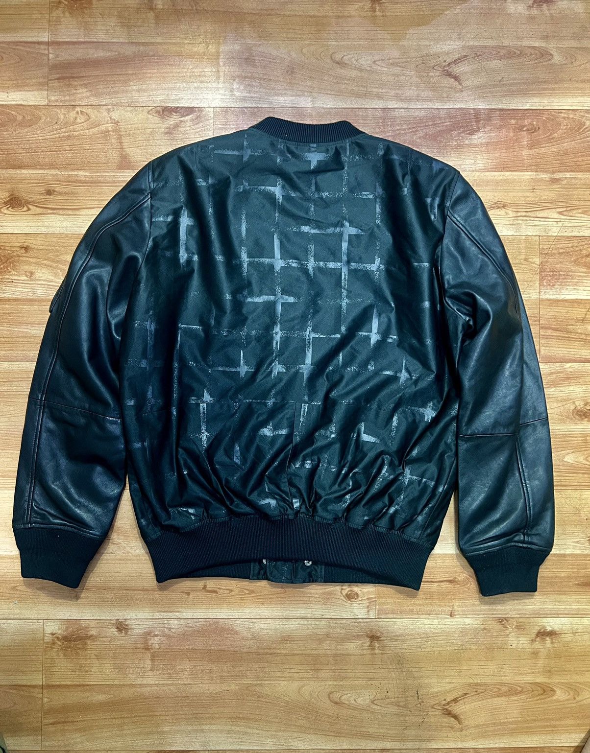 Diesel Diesel leather combination jacket Size US L / EU 52-54 / 3 - 2 Thumbnail