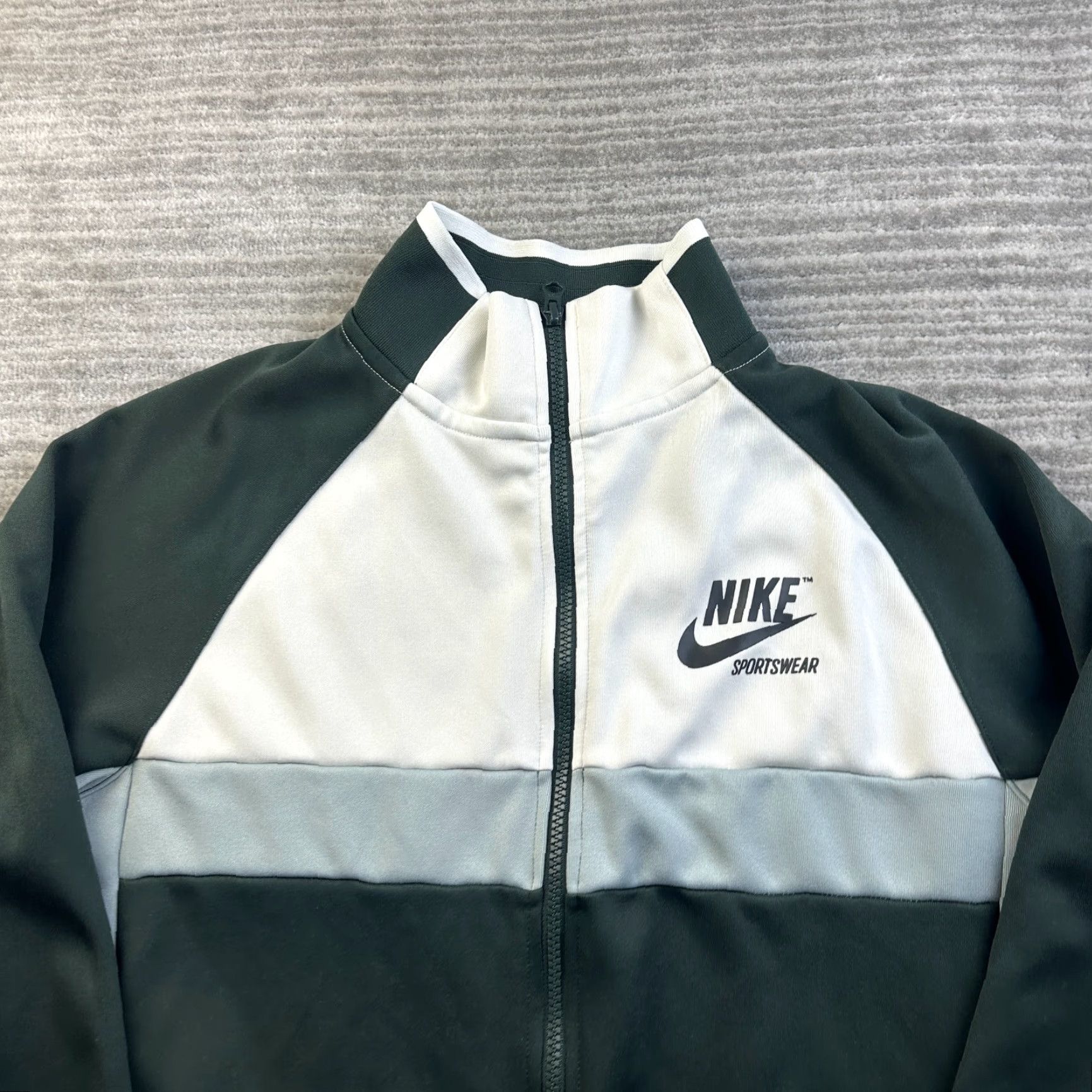 Nike Nike Track Jacket Mens Large Green Sportswear Colorblock Casual Size US L / EU 52-54 / 3 - 3 Thumbnail