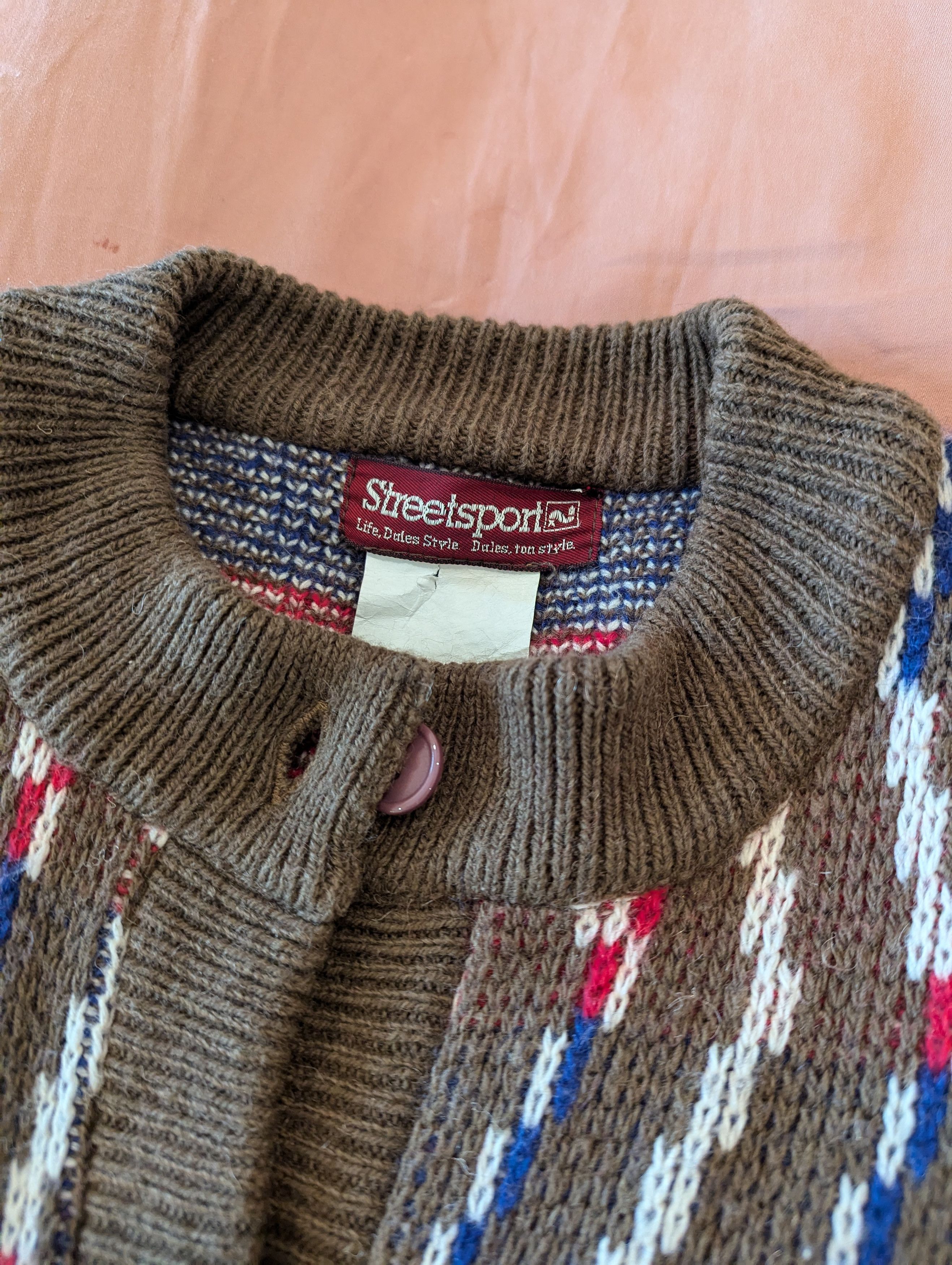 Vintage Vintage Streetsport Wool Cardigan Size US S / EU 44-46 / 1 - 3 Thumbnail