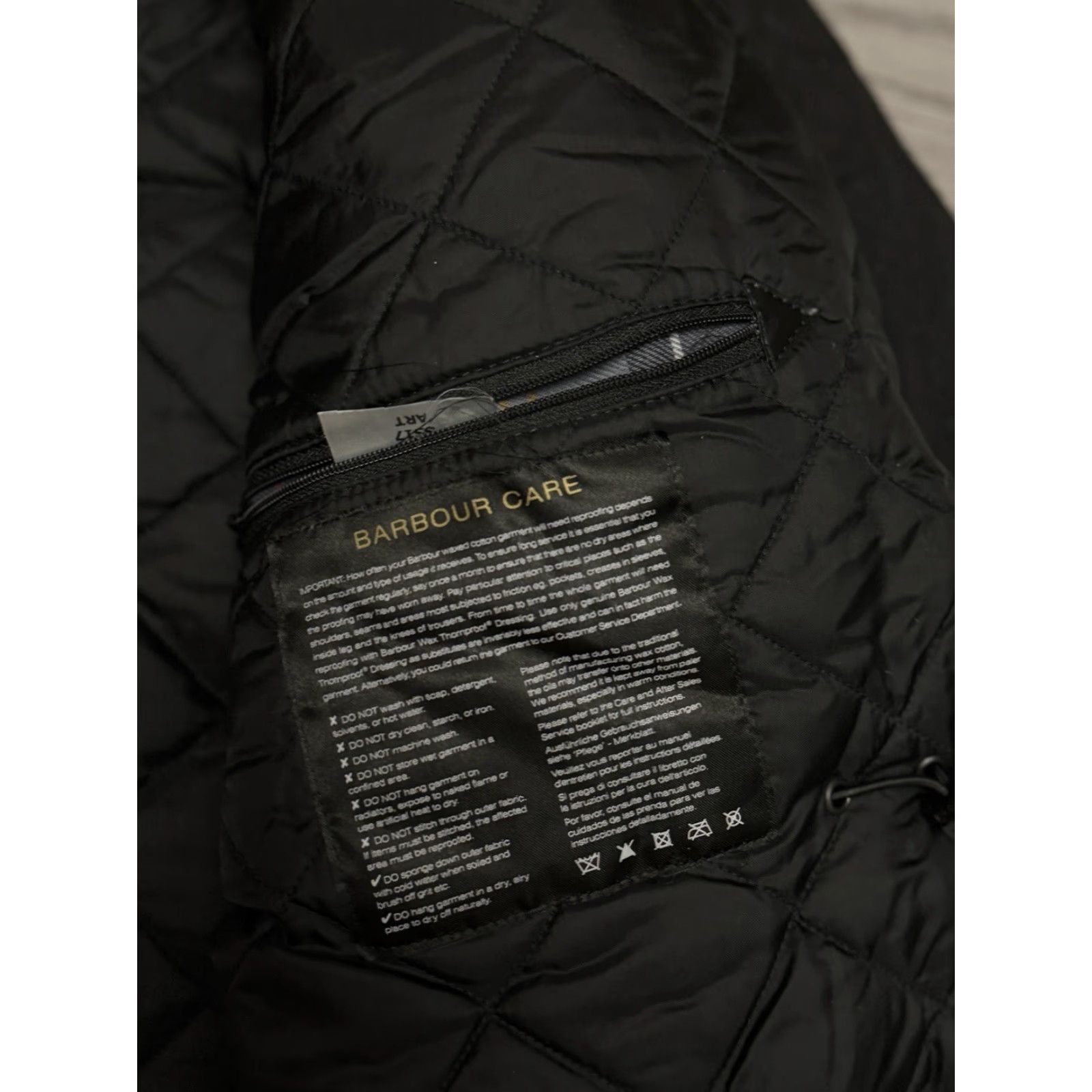 Barbour VINTAGE Barbour Jacket Sapper Waxed Black Mens 2XL Barbour Sapper Wax Jacket Biker Waxed Black Mens 2XL Size US XXL / EU 58 / 5 - 7 Thumbnail