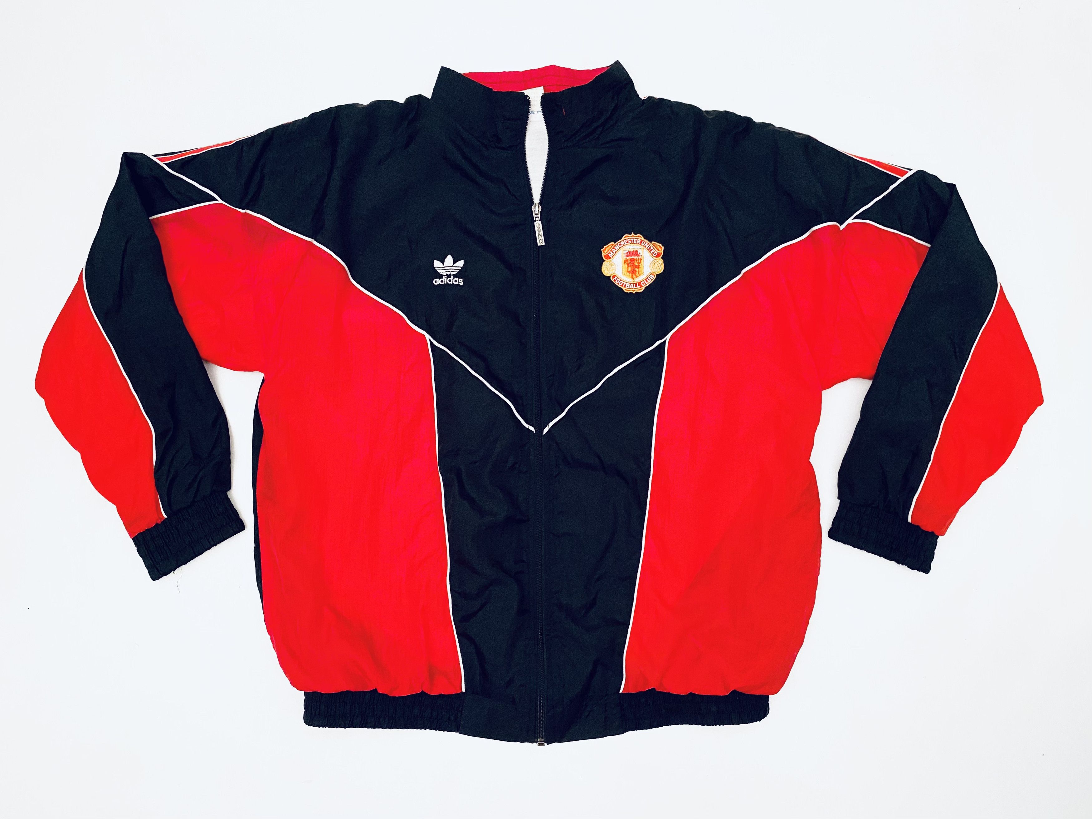 Adidas Manchester United Track / Training Jacket 1988 1990 FA Cup Size US XL / EU 56 / 4 - 3 Thumbnail