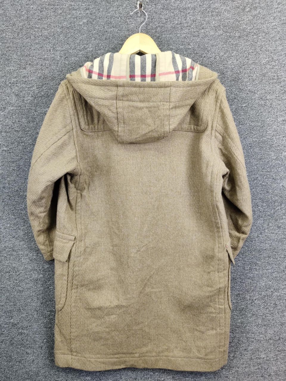 Burberry Burberry London Nova Check Wool Duffle Coat Jacket Size US S / EU 44-46 / 1 - 7 Thumbnail