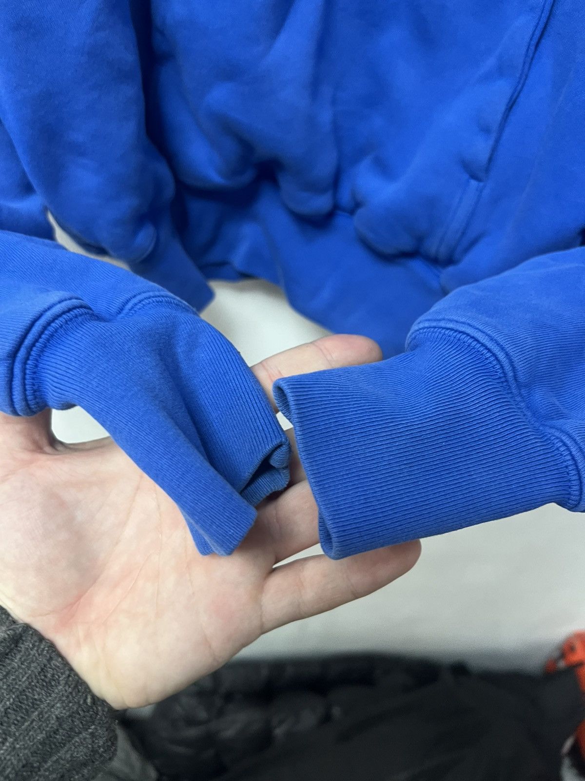 Balenciaga × Gap × Yeezy Yeezy Gap Hoodie Blue Mens Size M Size US M / EU 48-50 / 2 - 10 Thumbnail