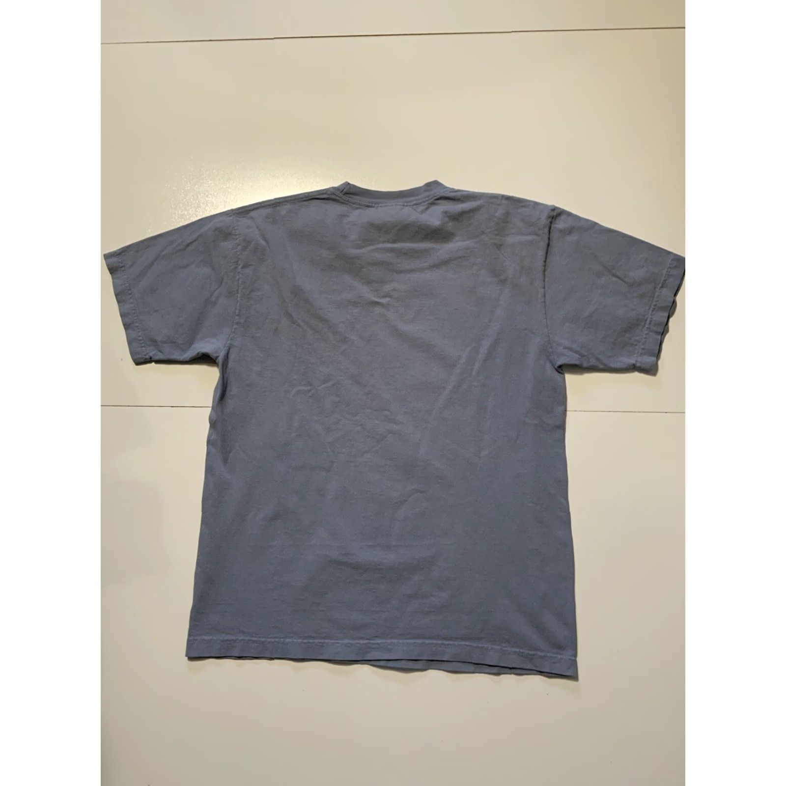 RIPNDIP RIPNDIP Lord Nermal Felt Graphic Cat Light Blue Crewneck Skate T-Shirt Sz. M Size US M / EU 48-50 / 2 - 3 Thumbnail