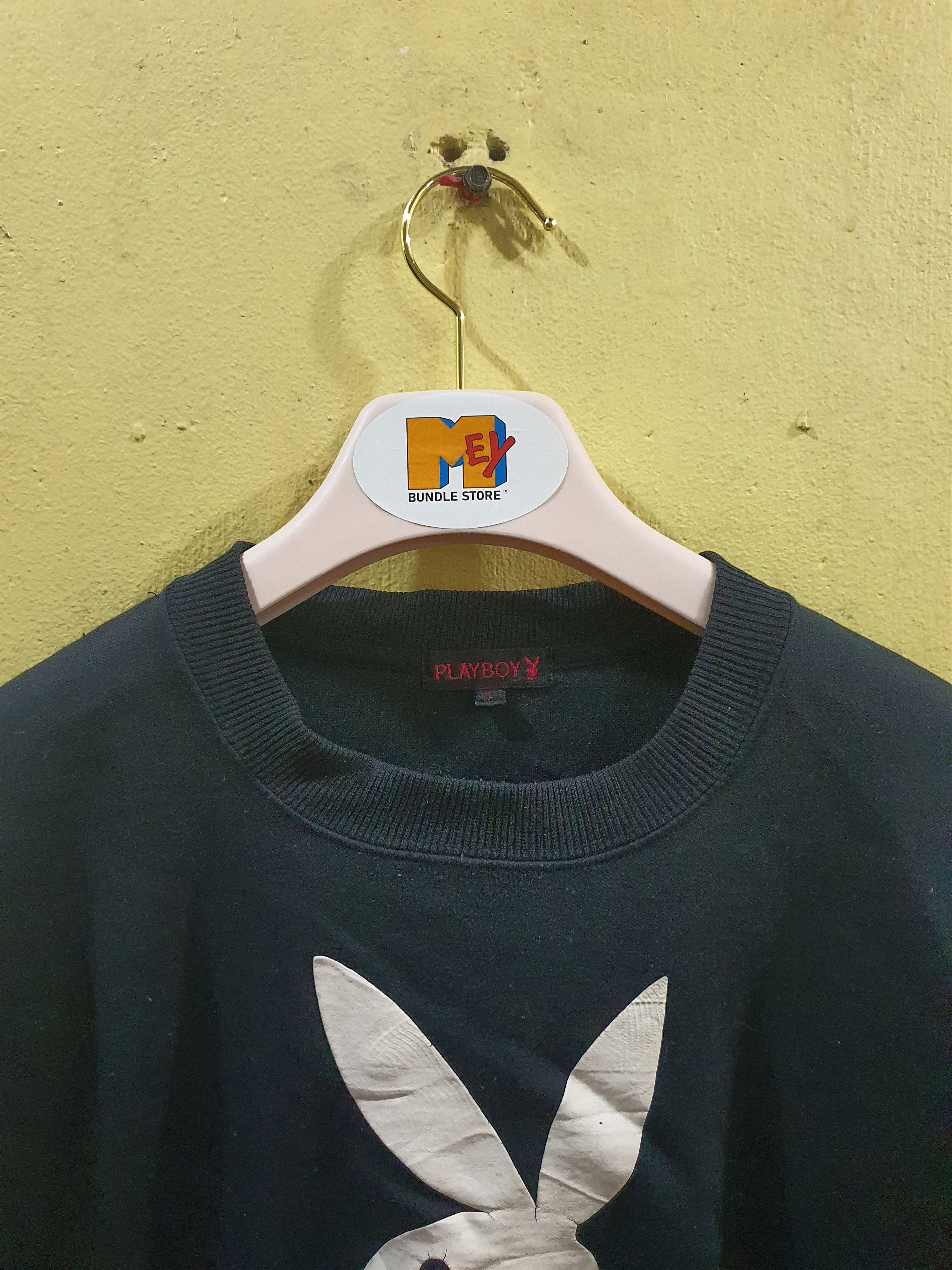 Playboy Vintage 90s Playboy big logo spellout crewneck sweatshirt Size US L / EU 52-54 / 3 - 4 Thumbnail