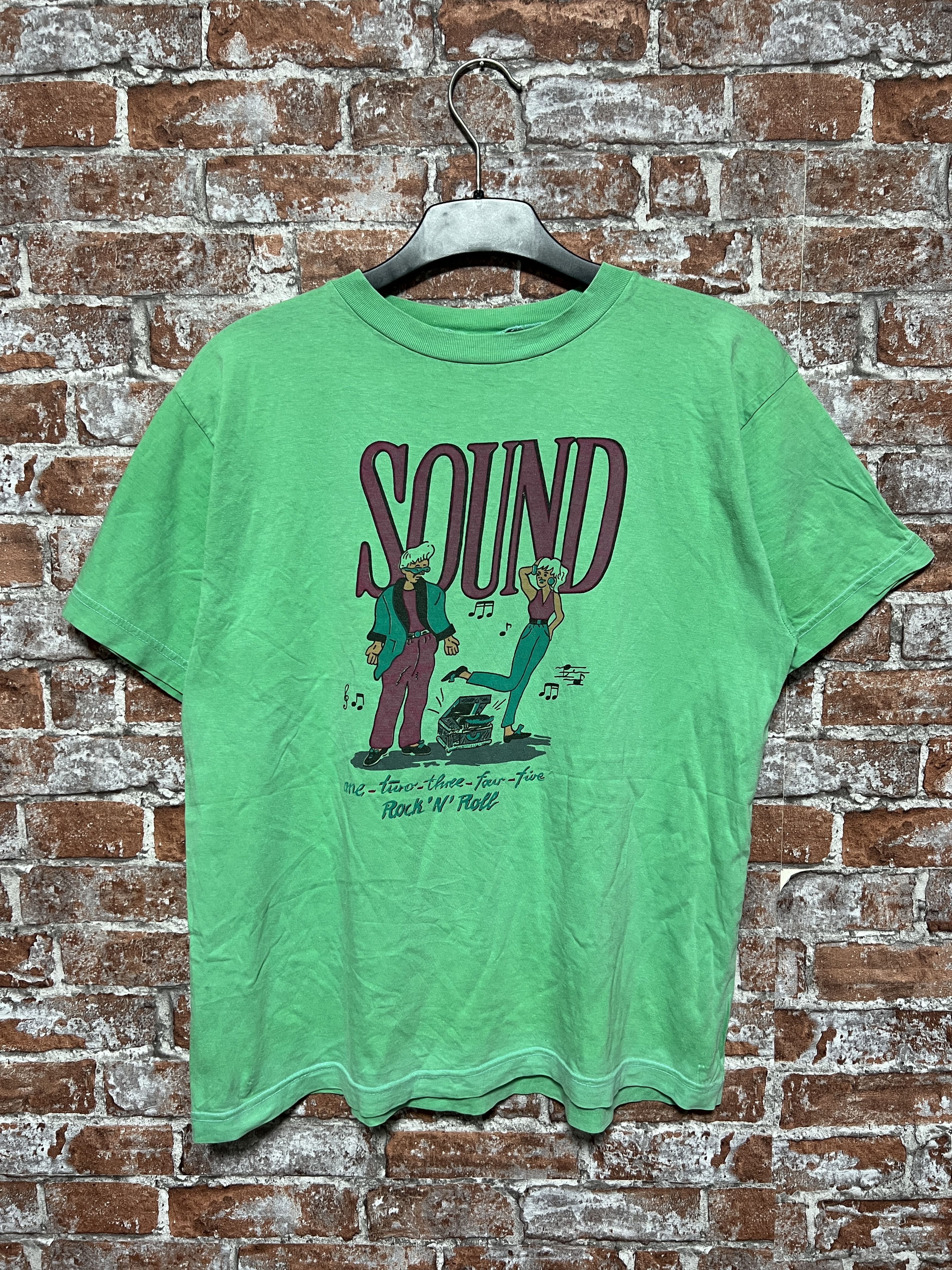 Band Tees Vintage 80s Rock N Roll Sound Music Graphic T-shirt Size US M / EU 48-50 / 2 - 1 Thumbnail