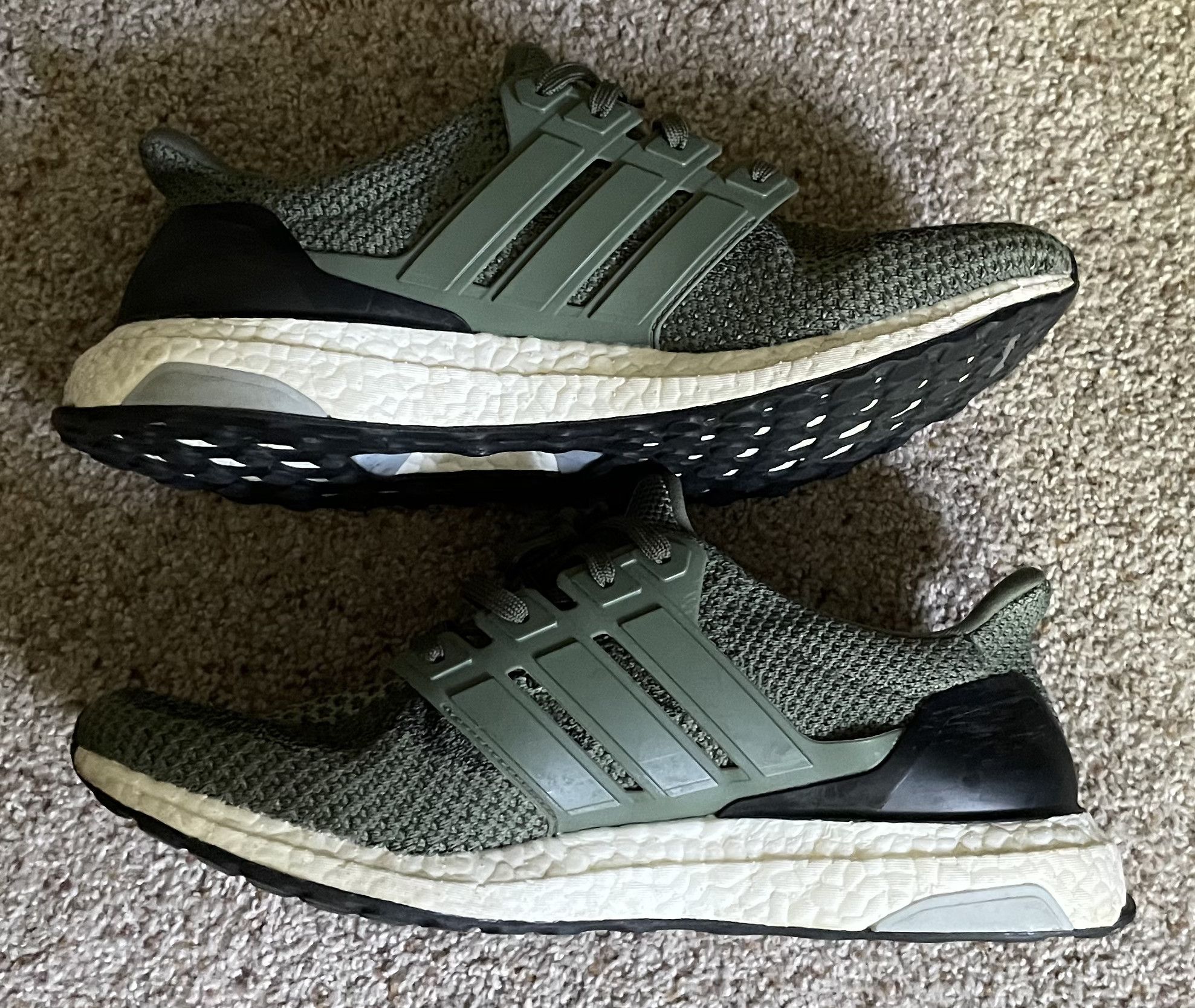 Adidas Adidas Ultraboost 2.0 Merino Wool Olive Size US 10.5 / EU 43-44 - 5 Thumbnail